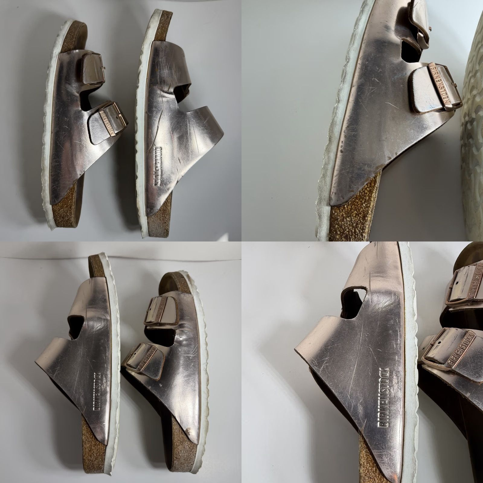Birkenstock Birkenstock Arizona Buckle Narrow Fit Birko Flor Sandals COPPER EU 39 Ladies 8 Size US 8 / IT 38 - 8 Thumbnail