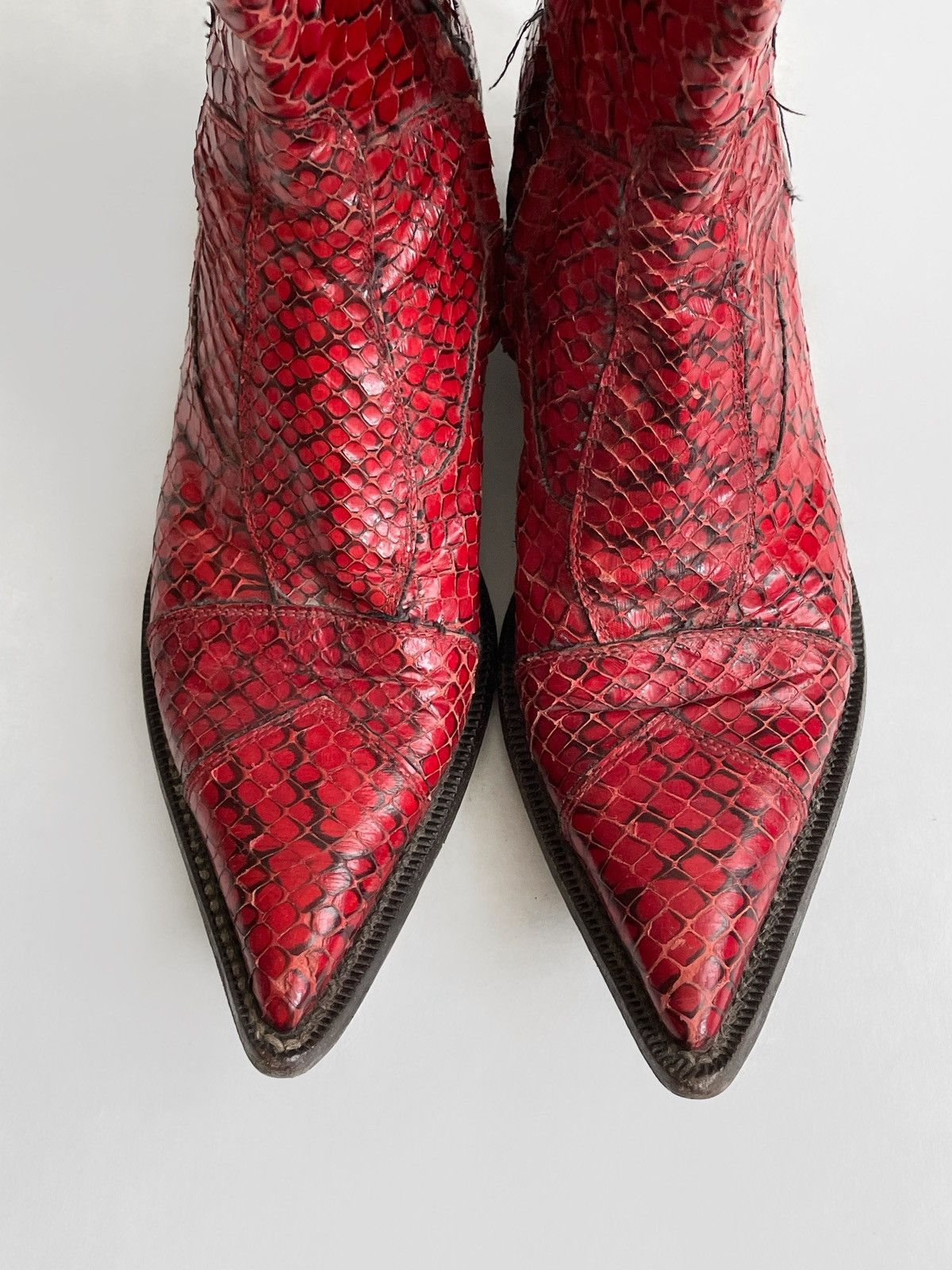 Gianni Barbato × Vintage Archive Gianni Barbato snake leather boots Size US 6 / IT 36 - 5 Thumbnail