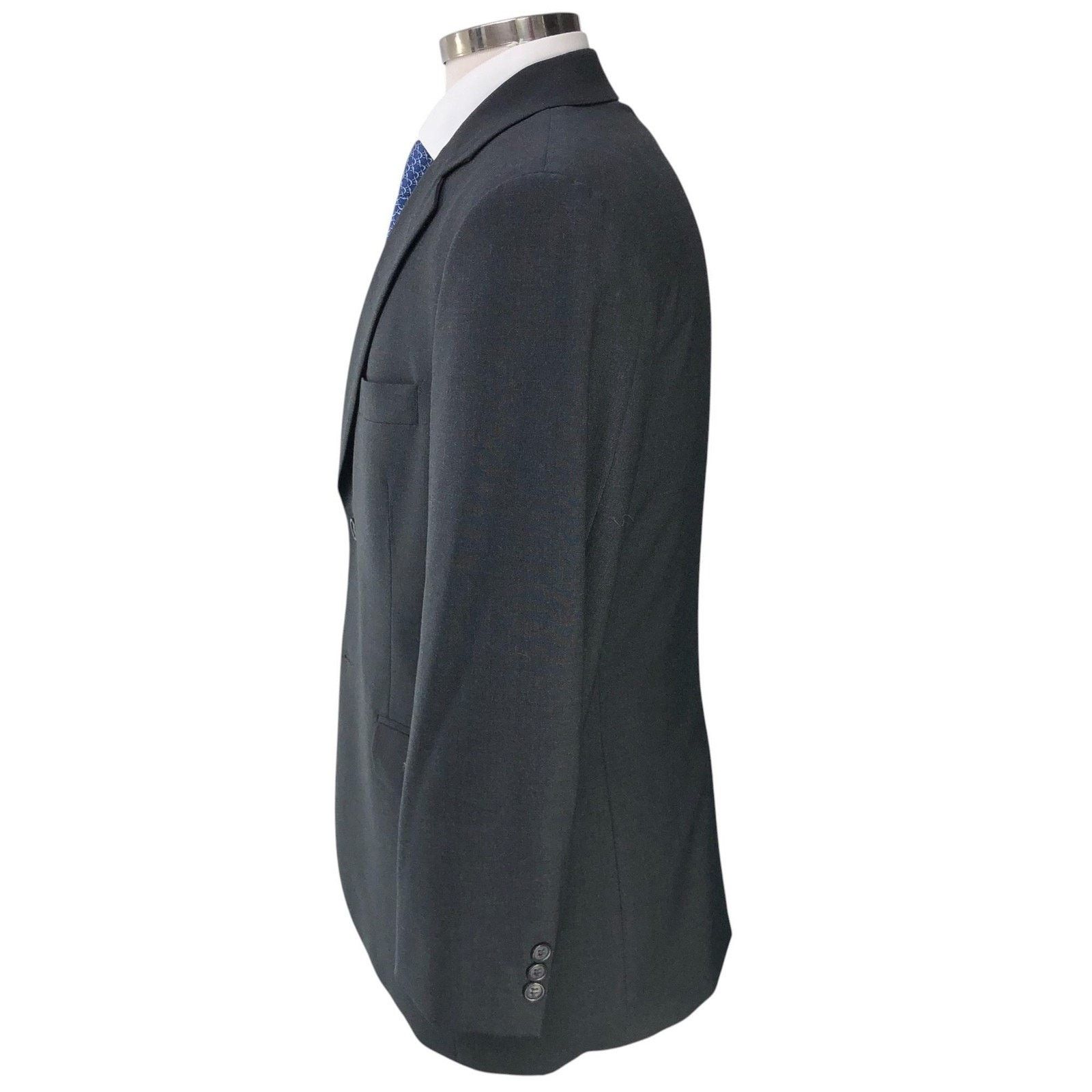Brooks Brothers Brooks Brothers Sport Coat 38S Gray Stretch Wool Suit Jacket Size 38S - 6 Thumbnail