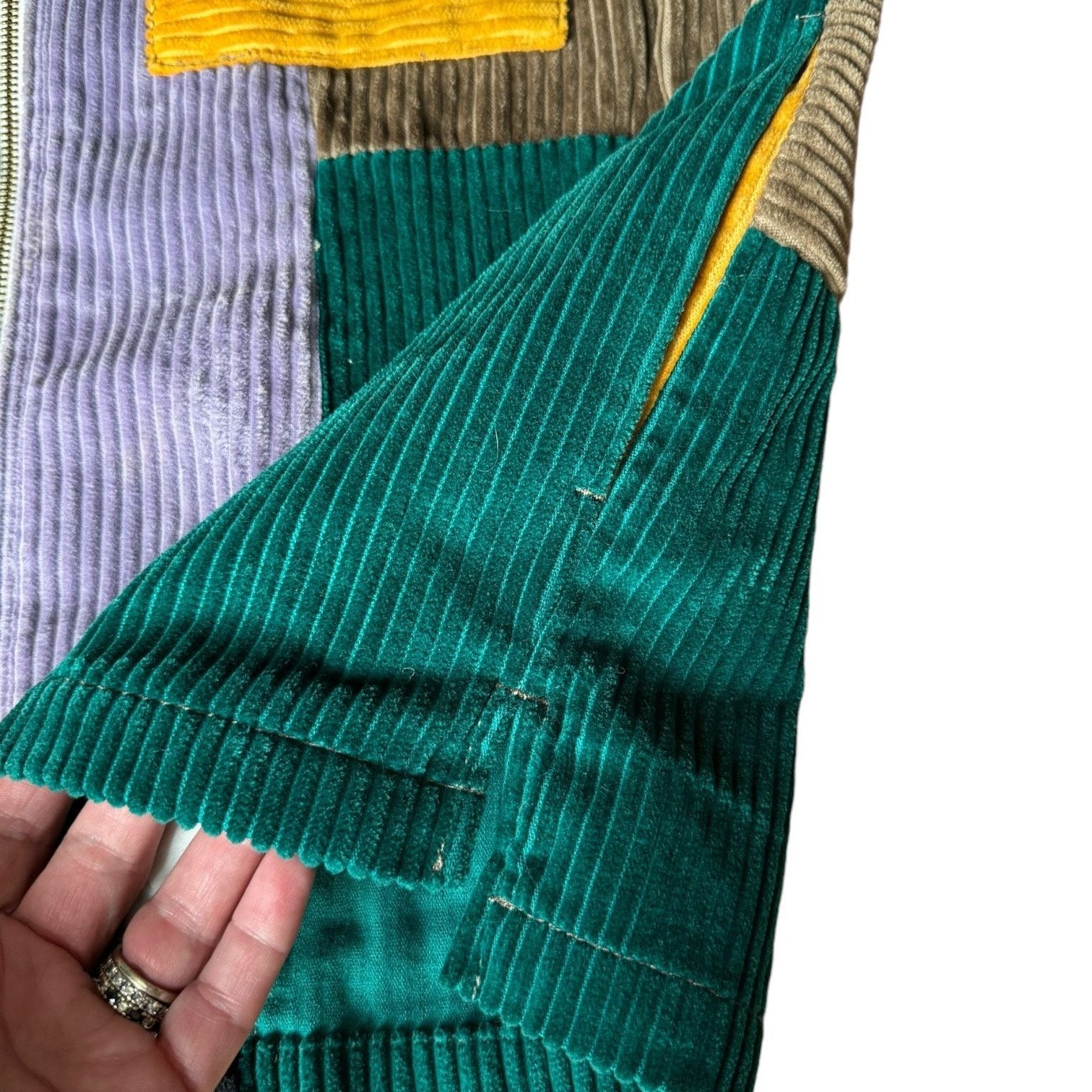 Urban Outfitters Urban outfitters UO Ryder Blocked Corduroy Zip Shirt medium Size US M / EU 48-50 / 2 - 8 Thumbnail