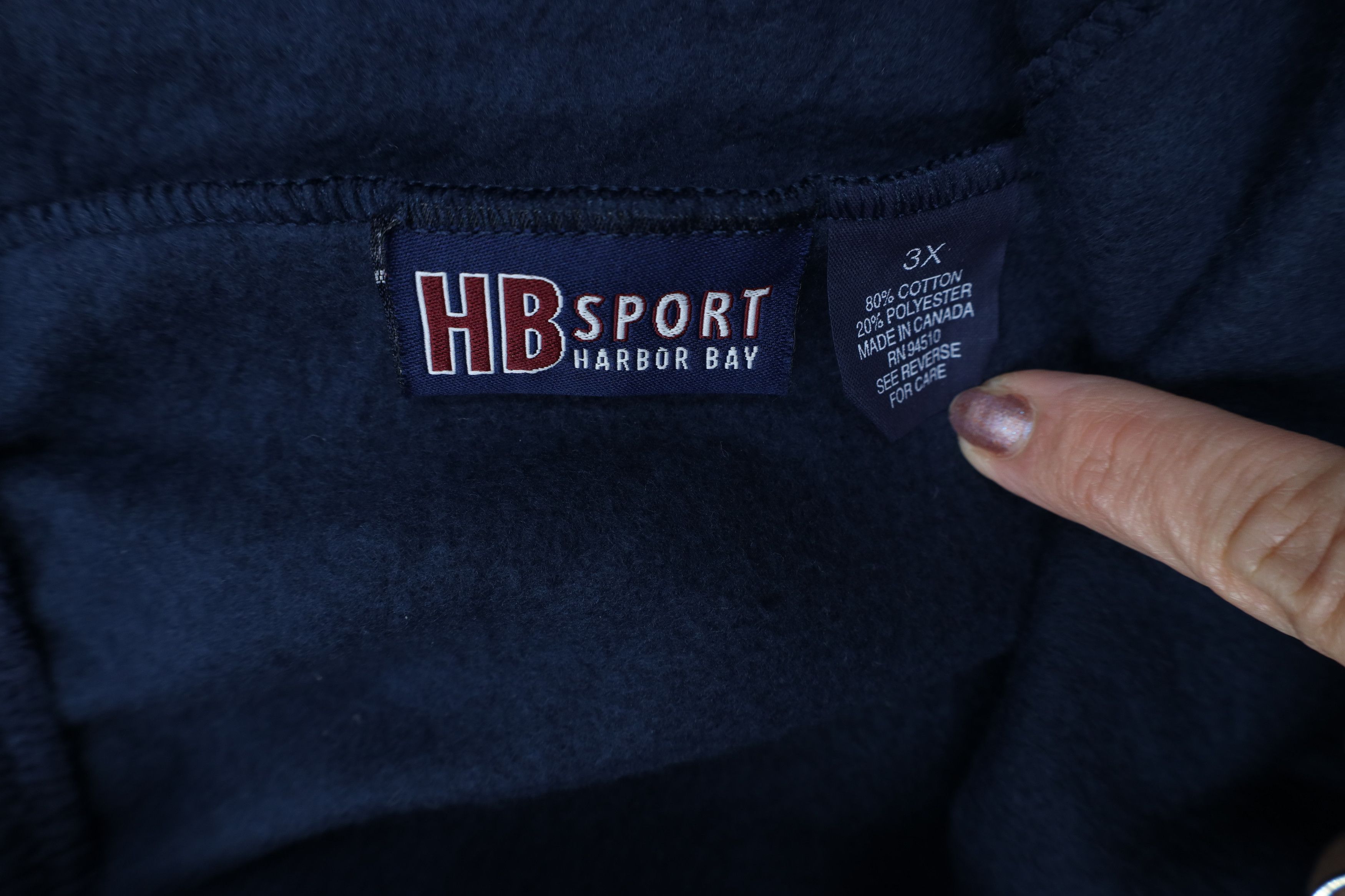 Vintage Vintage 90s Streetwear Blank Sweatpants Shorts Navy Blue Size US 40 / EU 56 - 6 Thumbnail