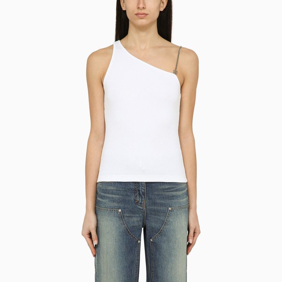 image of Givenchy O1D2Blof0124 Top In White, Women's (Size XS)