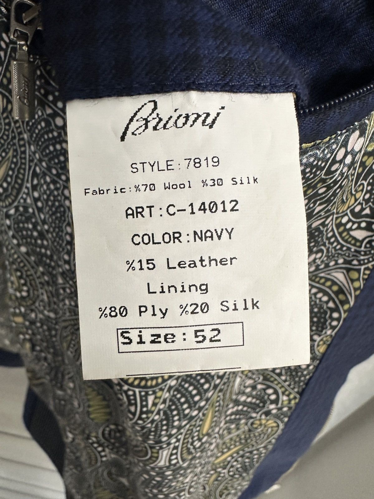 Brioni Brioni Bomber Jacket Size US L / EU 52-54 / 3 - 7 Thumbnail