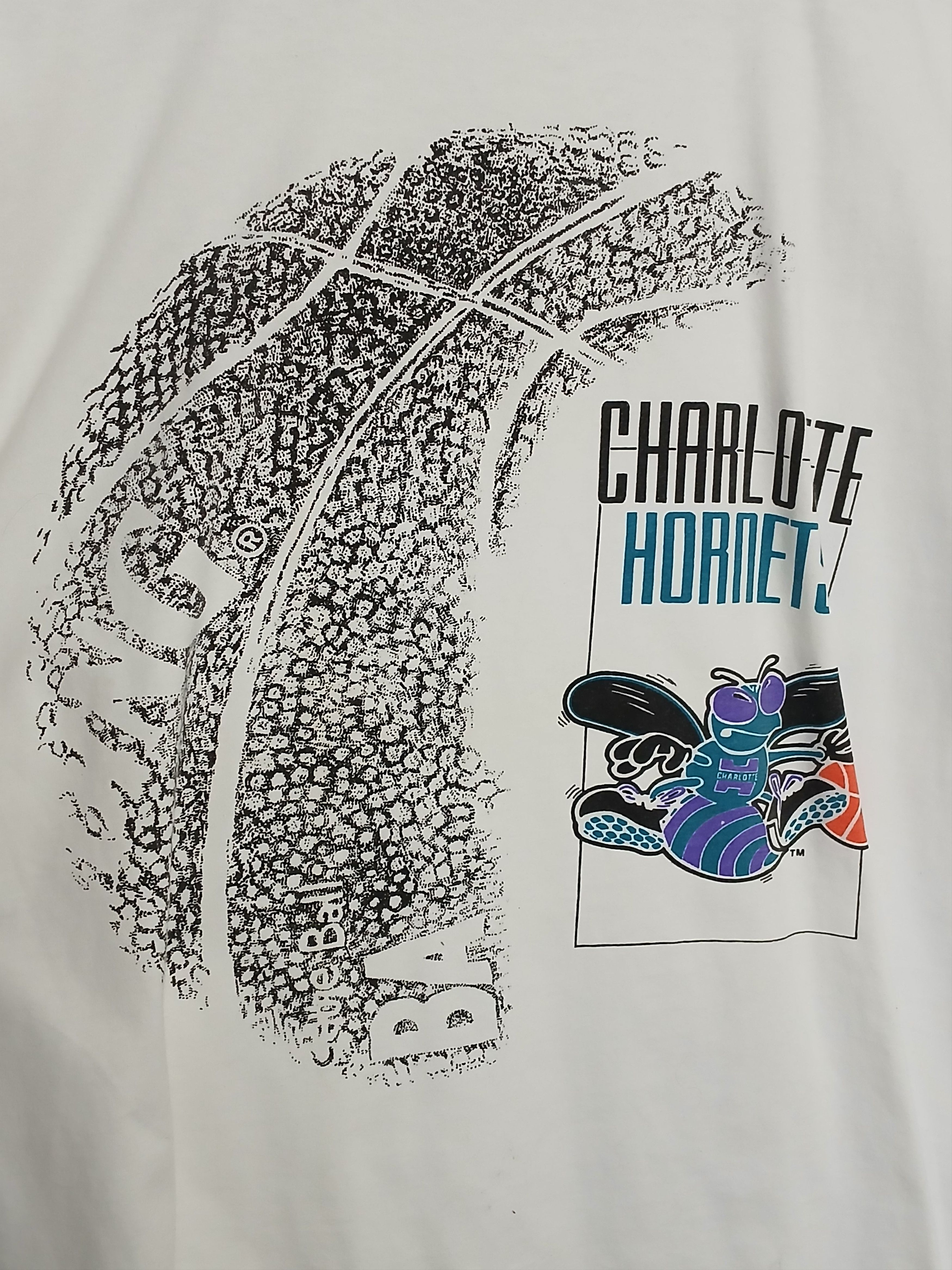 NBA NBA Charlotte Hornets Basketball T-Shirt Size US L / EU 52-54 / 3 - 3 Thumbnail