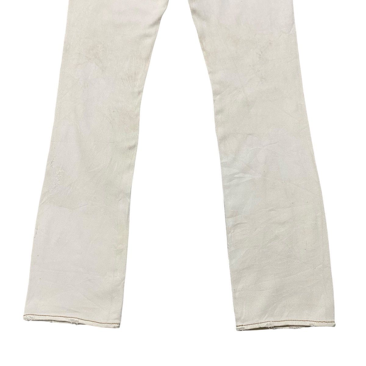 GOA G.O.A White Vintage Distressed Denim Size US 28 / EU 44 - 13 Thumbnail