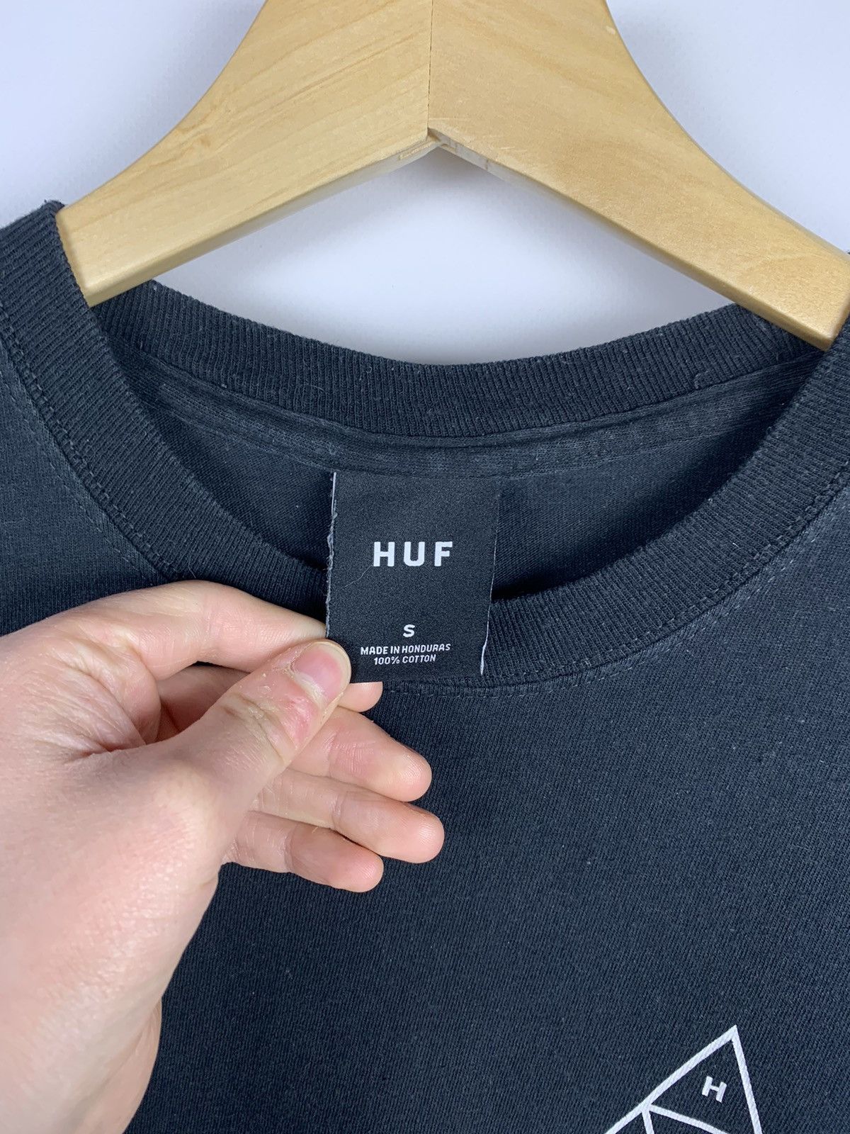 Huf × Vintage HUF Y2K Tee Short Sleeve Big Logo Hawaiian Streetwear Size US S / EU 44-46 / 1 - 7 Thumbnail