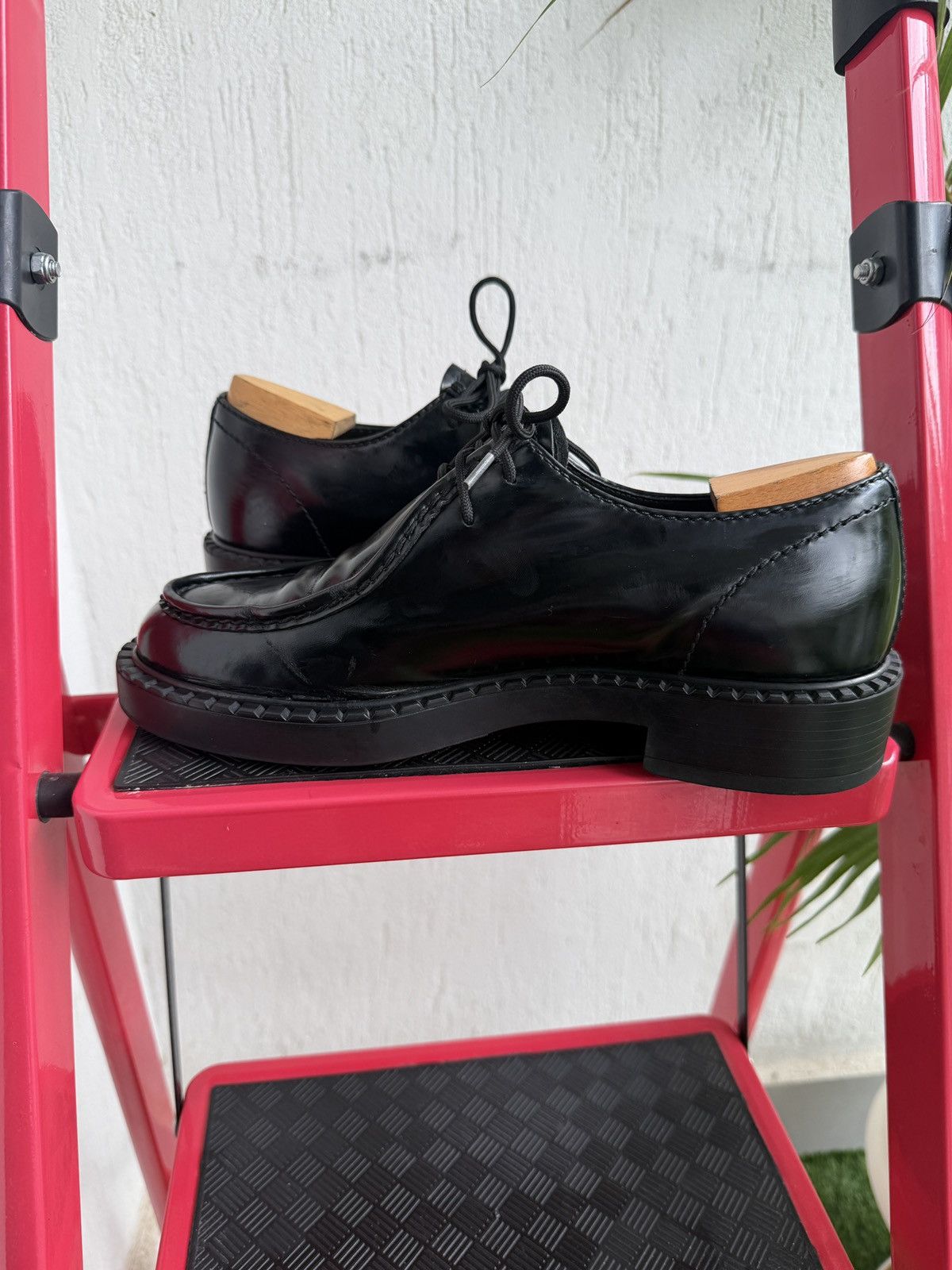 Prada brush leather loafers Size US 7 / EU 40 - 8 Thumbnail