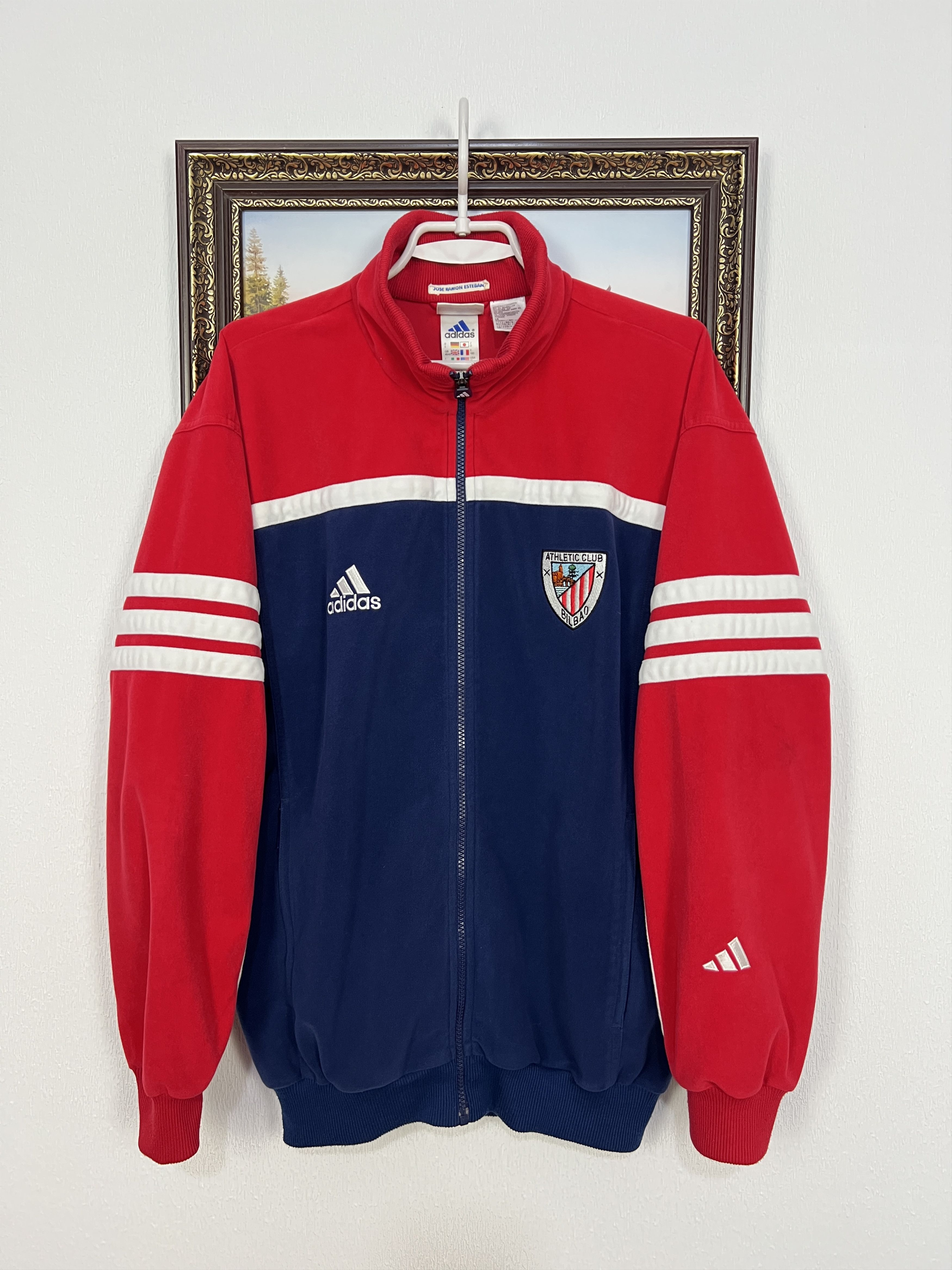 Adidas Vintage 90's Adidas Athletic Bilbao Atletic Club Jacket Size US M / EU 48-50 / 2 - 1 Thumbnail