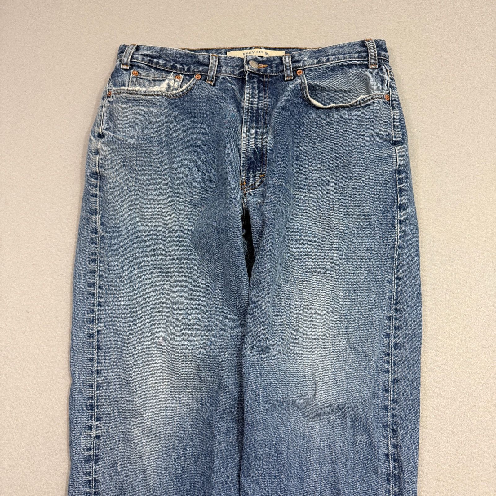 Gap Vintage Gap Easy Fit Jeans Men's 38x32 Blue Faded Denim y2k Size US 38 / EU 54 - 3 Thumbnail