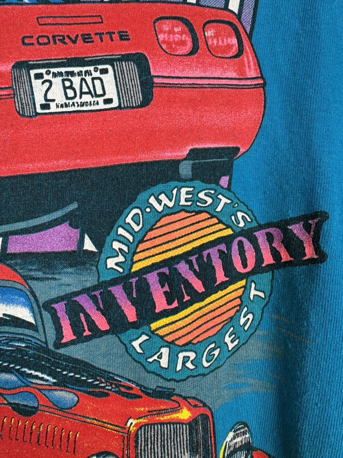 Hanes Vintage Capitol Corvette & Street Rods Single Stitch T-shirt Size US XL / EU 56 / 4 - 10 Thumbnail