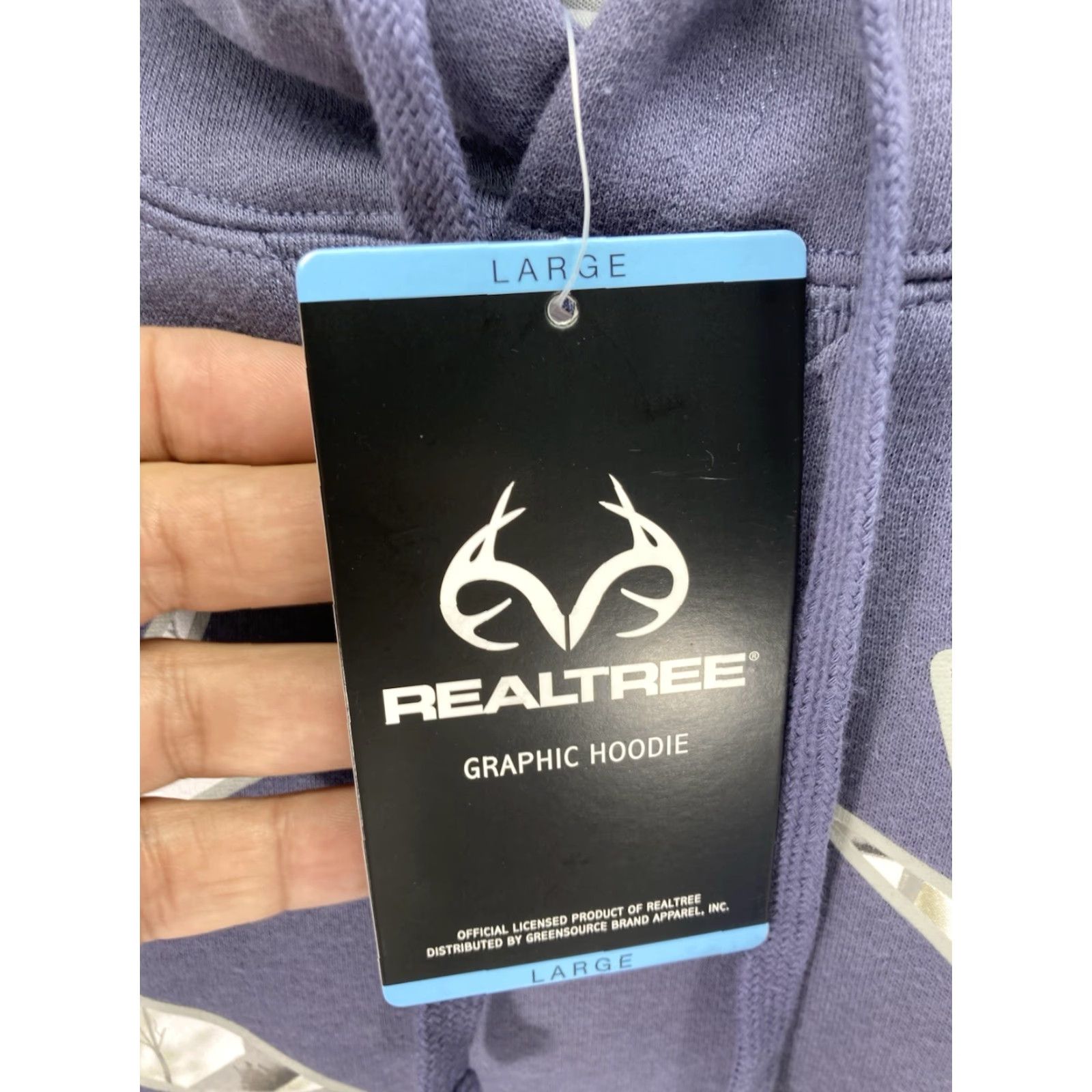 Realtree Realtree Hoodie Sweatshirt Men L Gray Graphic Logo Pullover Cotton NWT Size US L / EU 52-54 / 3 - 5 Thumbnail