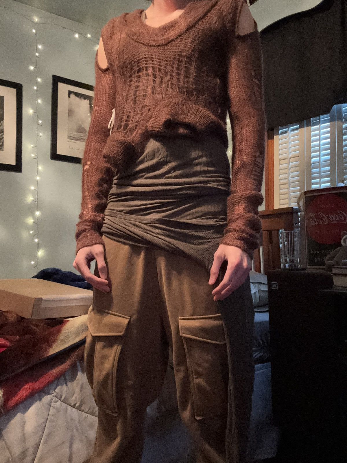 Rick Owens rick owens spider banana sweater thneed Size US M / EU 48-50 / 2 - 1 Thumbnail