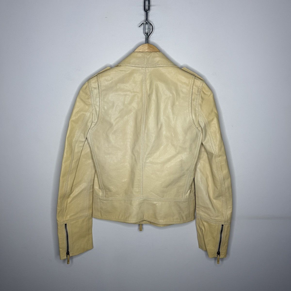 Gucci Gucci Leather Jacket Biker by Tom Ford Y2K Size XS / US 0-2 / IT 36-38 - 7 Thumbnail