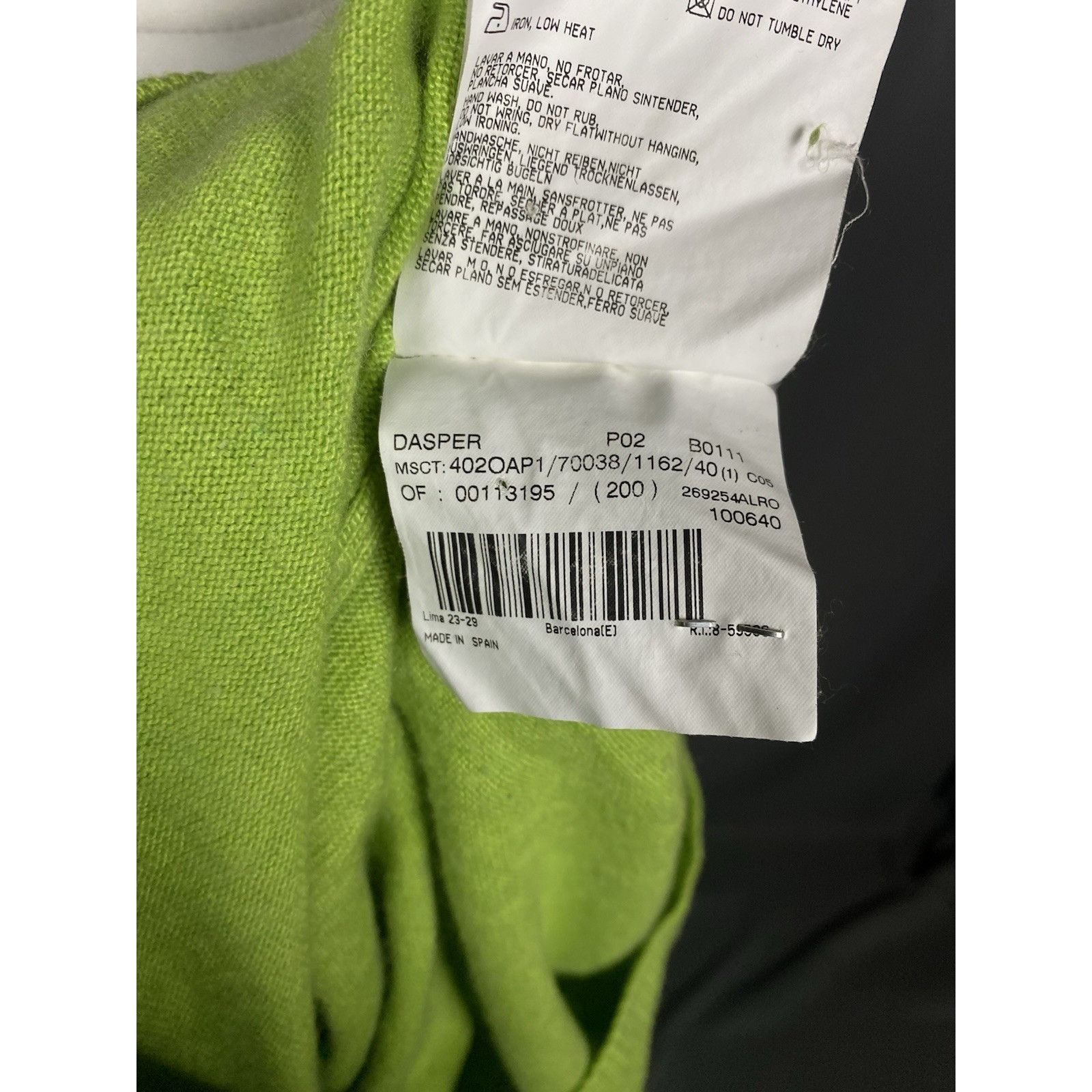 Burberry Burberry Small Logo Women's Green Cashmere Turtleneck Sweate Size S / US 4 / IT 40 - 12 Thumbnail