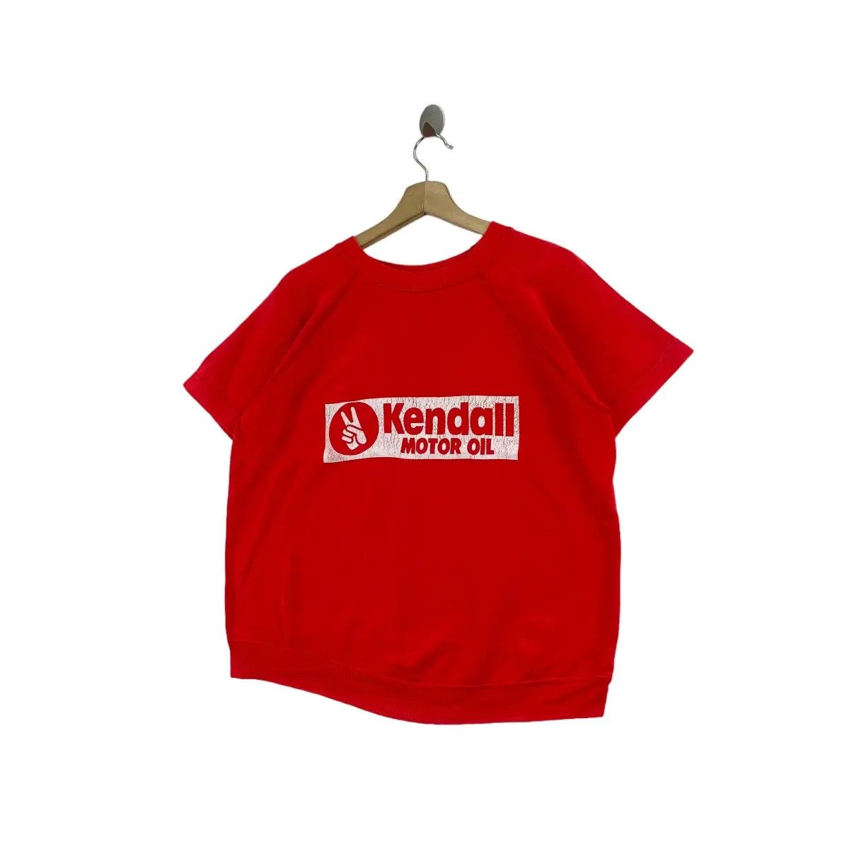 Vintage Vintage 80’ KENDALL MOTOR OIL Racing Team Nascar Sweatshirt Size US M / EU 48-50 / 2 - 2 Thumbnail