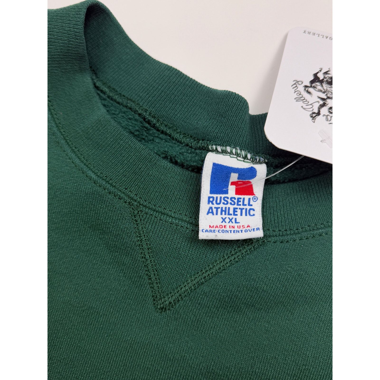 Vintage Vintage 90s Russell Athletic Size XXL Forrest Green Size US XXL / EU 58 / 5 - 3 Thumbnail