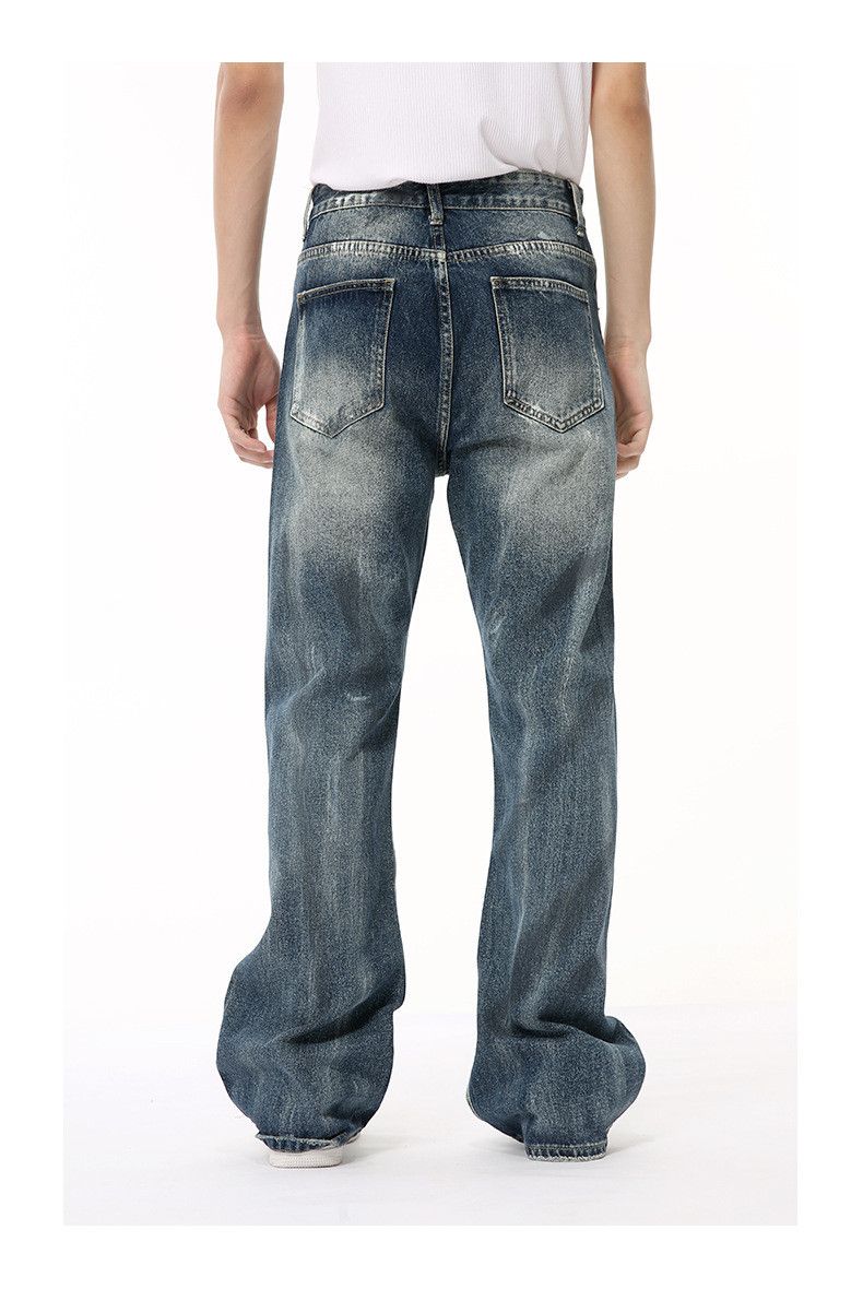 Japanese Brand × Jean American retro distressed tie-dyed flared casual jeans Size US 32 / EU 48 - 5 Thumbnail