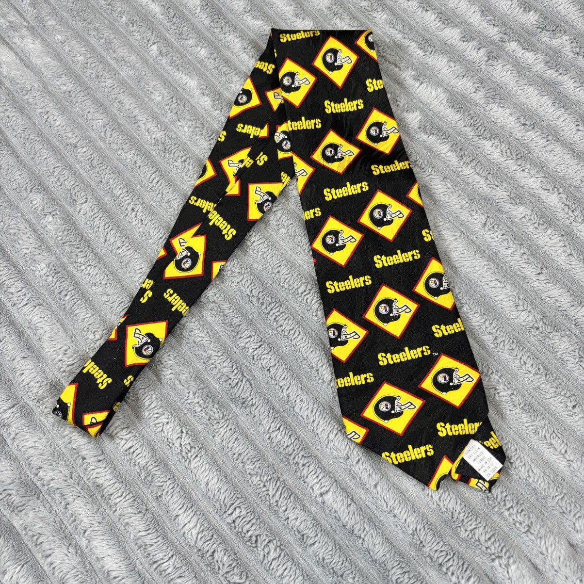 NFL Pittsburgh Steelers III Men's Tie Ralph Marlin Vintage 1995 Size ONE SIZE - 1 Thumbnail