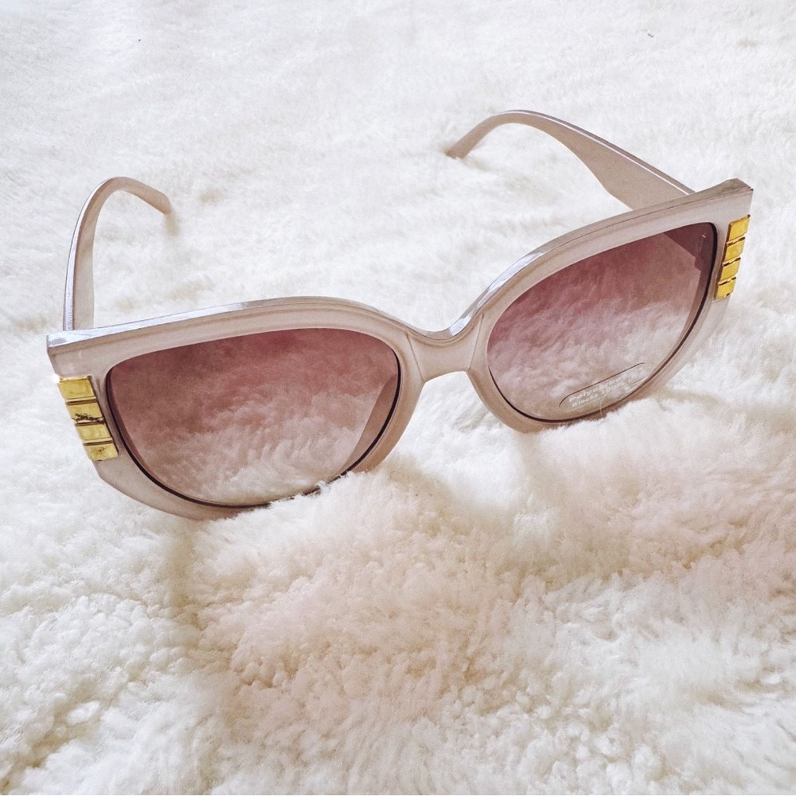 Other Rosy Light Gray Cat Eye Oversized Sunglasses Size ONE SIZE - 8 Thumbnail