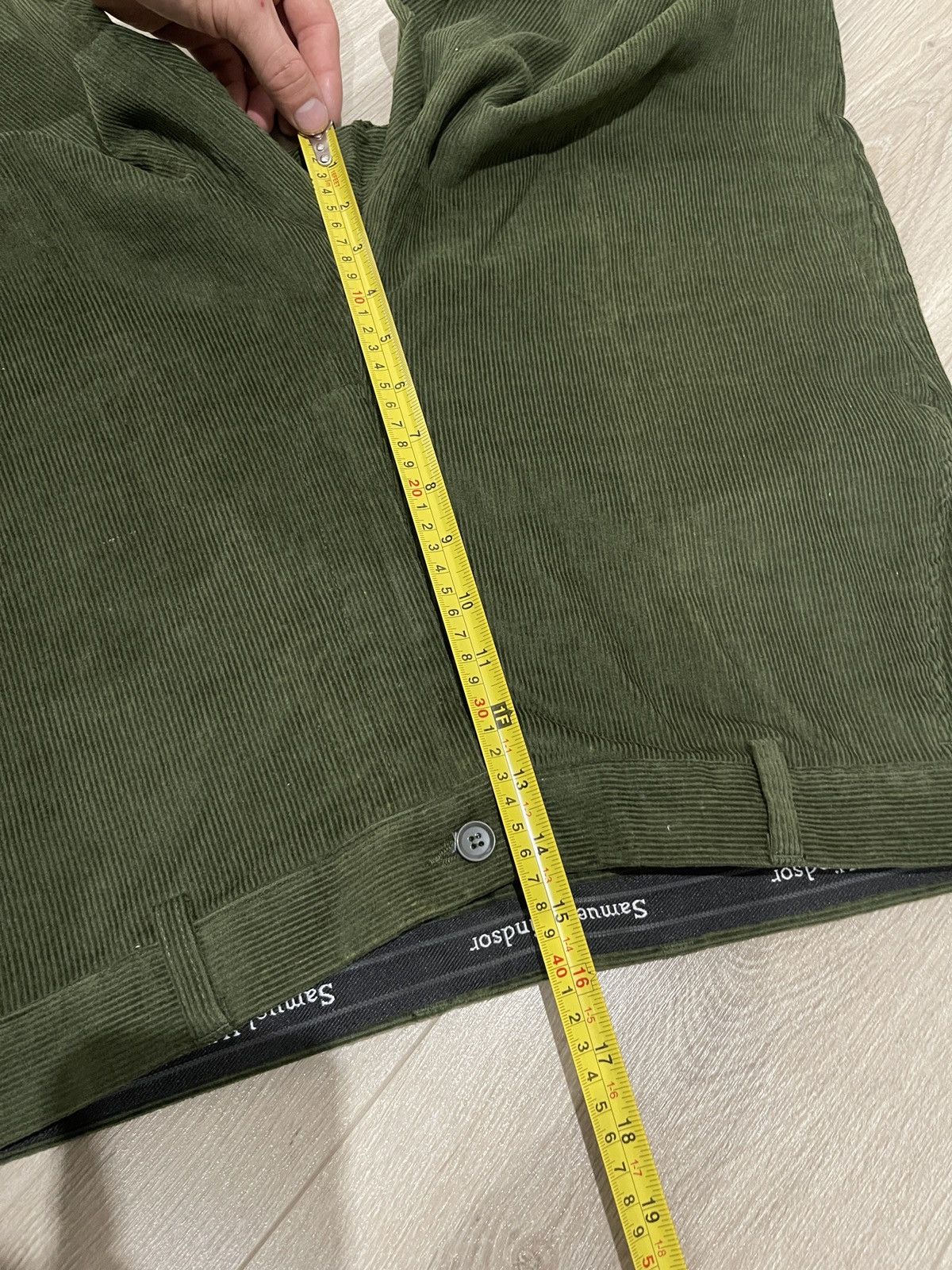 Vintage Vintage casual khaki corduroy pants W38 samuel windsor Size US 38 / EU 54 - 10 Thumbnail