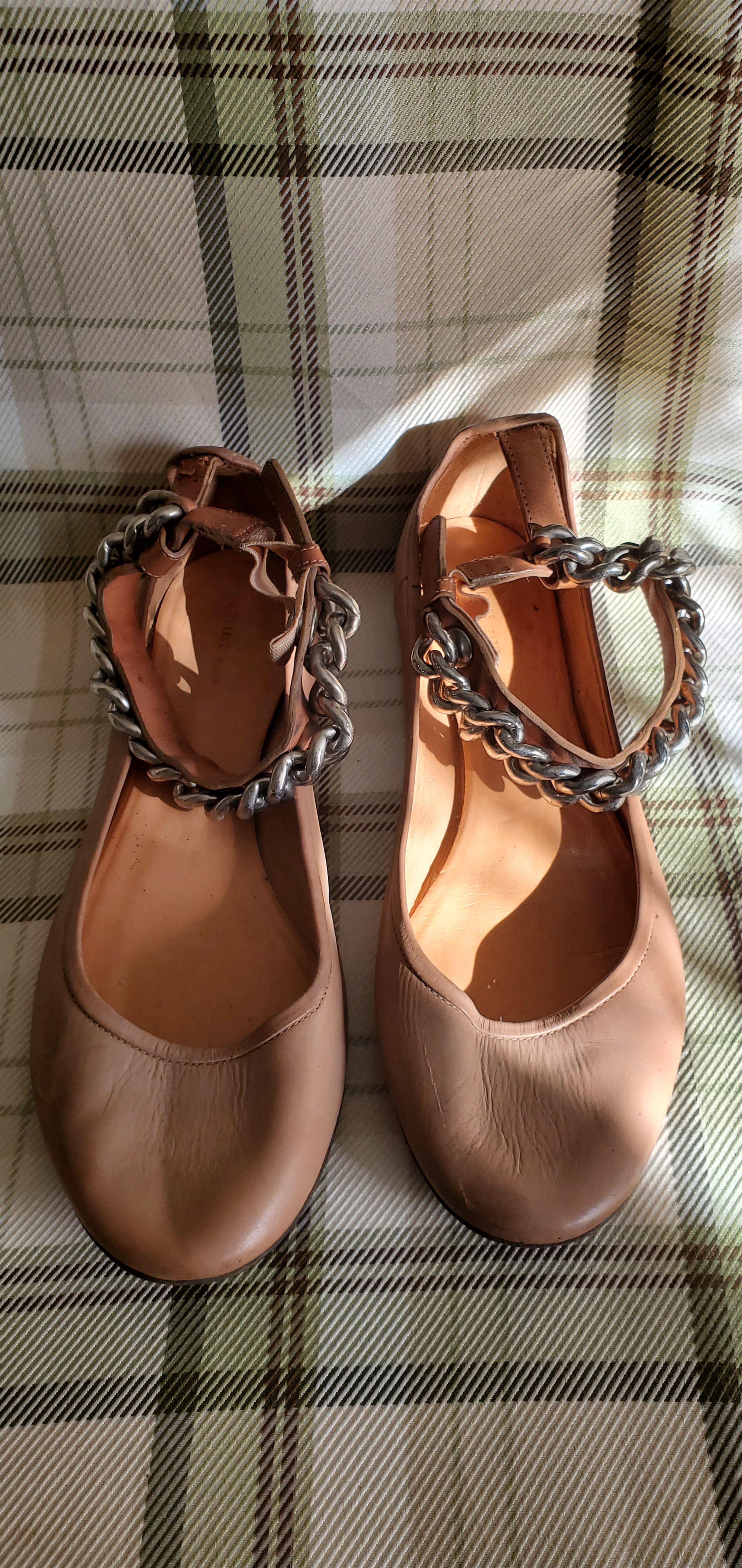 Celine Celine Brown Flat Leather Shoes Size US 8 / IT 38 - 3 Thumbnail