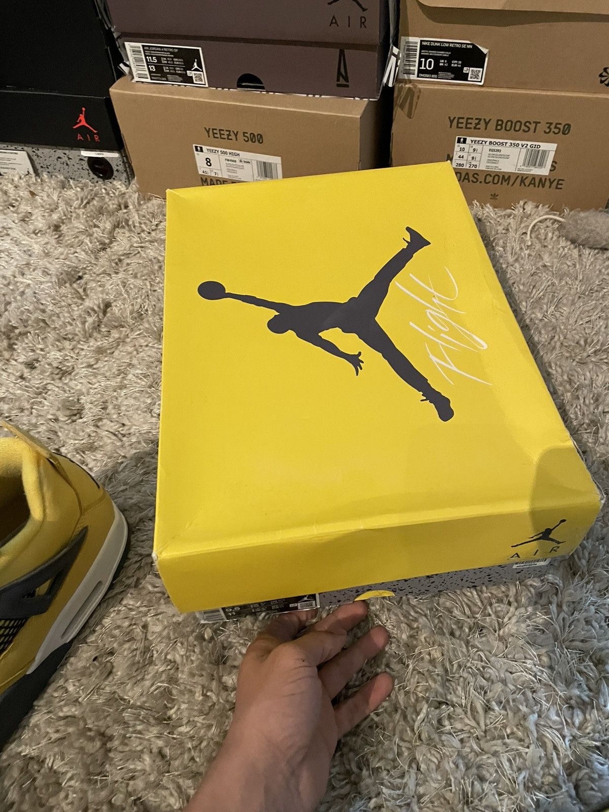 Jordan Brand Jordan 4 Lightning Size US 9.5 / EU 42-43 - 13 Thumbnail