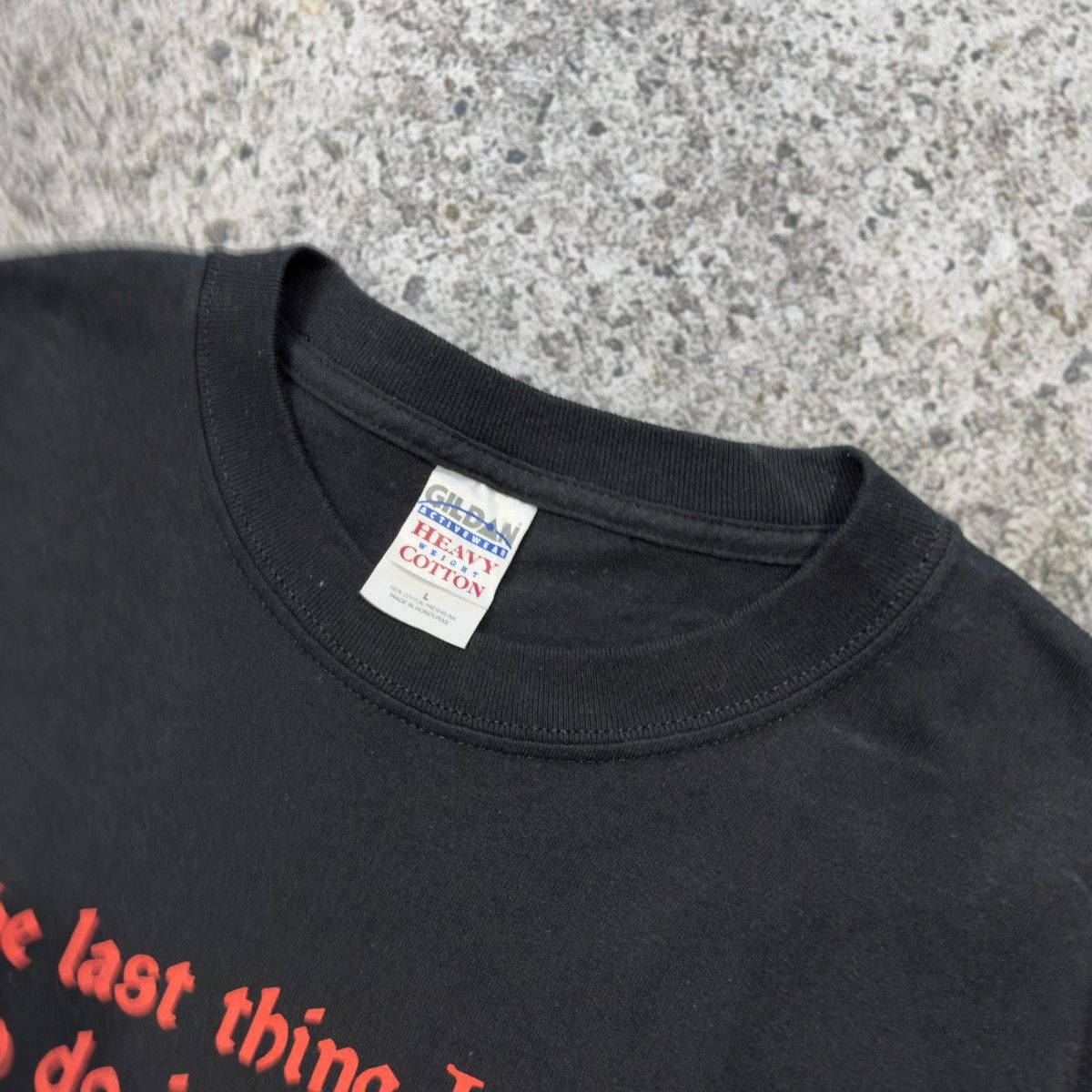 Vintage Crazy Hurt You Quote Shirt ERD Grunge Thrashed Faded Size US L / EU 52-54 / 3 - 4 Thumbnail