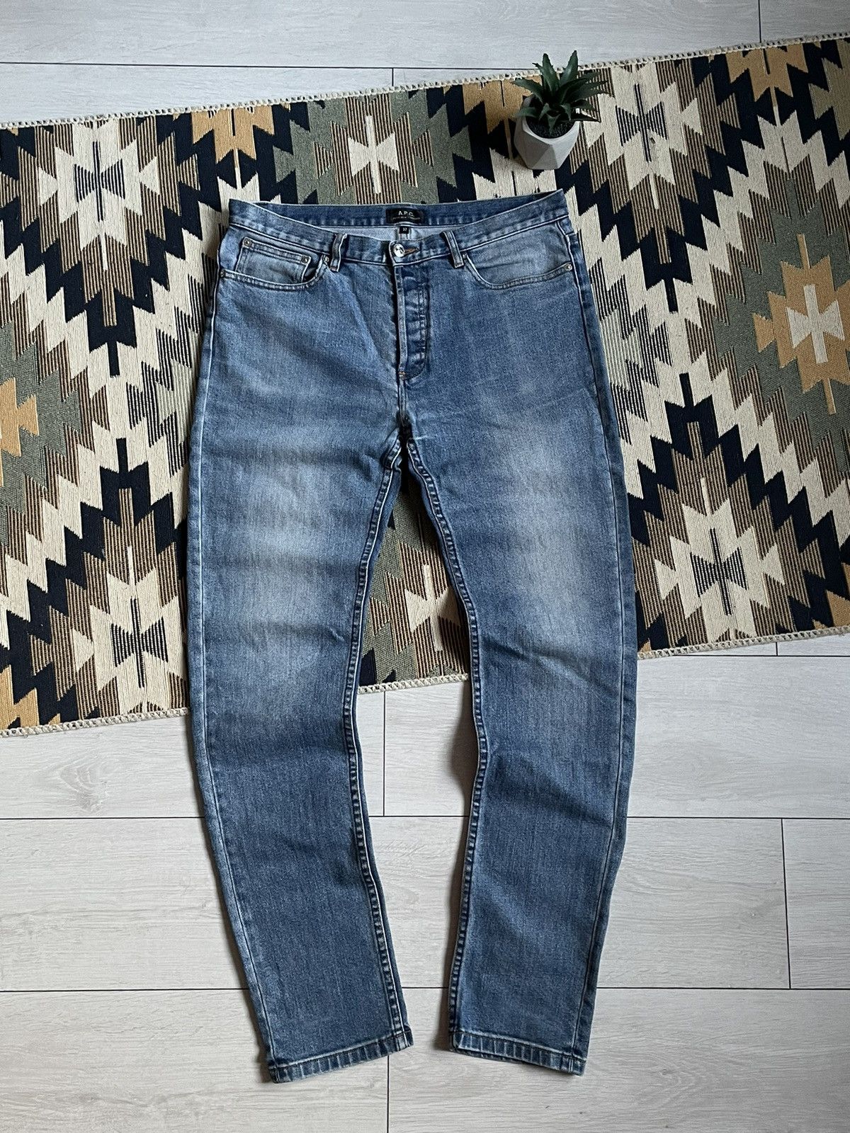 A.P.C. A.P.C. Petit New Standard Denim Seldwage Jeans Size US 32 / EU 48 - 1 Thumbnail