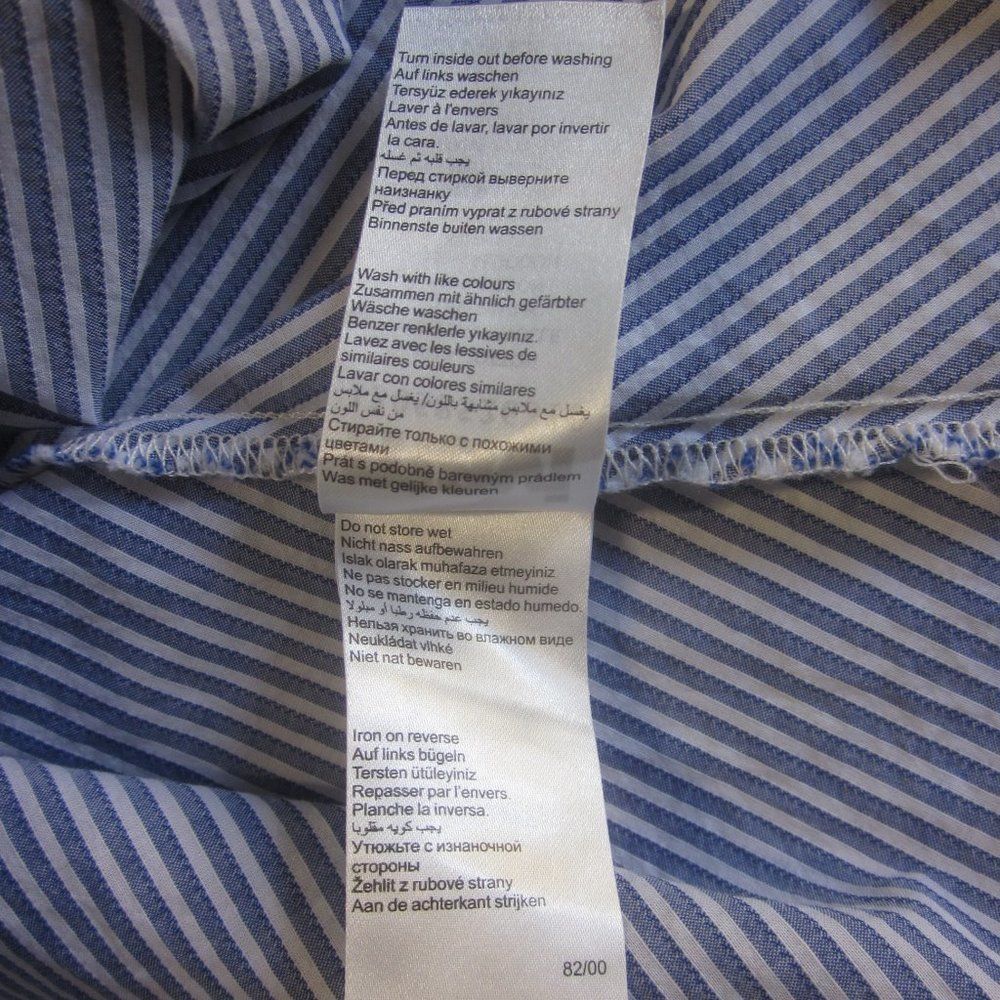 Mavi Mavi Sustainable Cotton Summer Dress Womens Size S Tie Back Blue Stripe Size S / US 4 / IT 40 - 13 Thumbnail