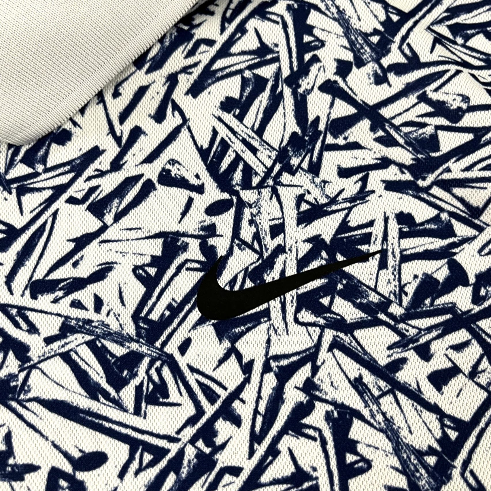 Nike NIKE Polo Shirt Mens XL White Blue Tee Print Victory All Over Golf Stretch Sport Polo Mens XL White Blue Victory All Over Golf Stretch Nike Shirt Size US XL / EU 56 / 4 - 2 Thumbnail