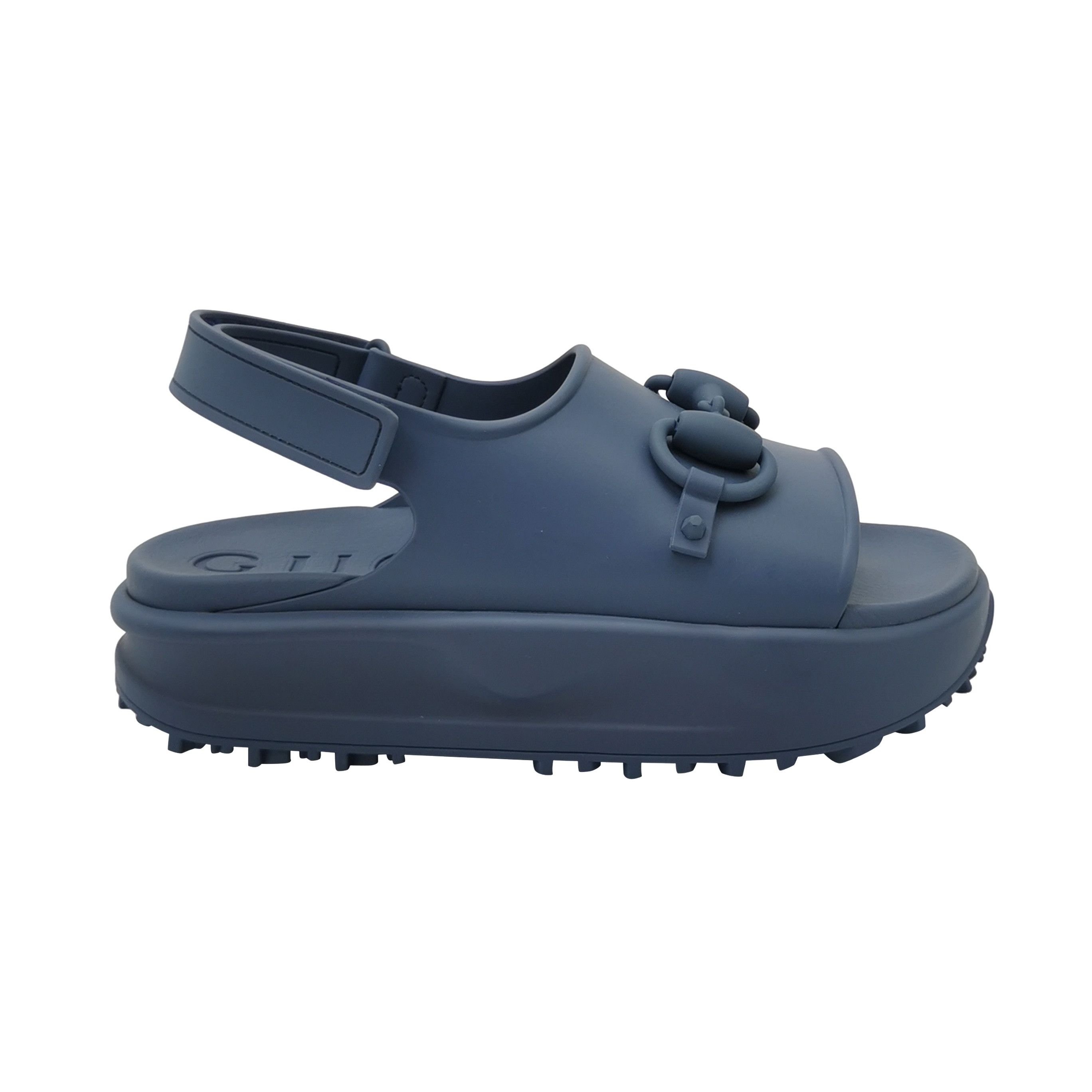 Gucci Gucci Horsebit Platform Rubber Sandals 39 Size US 9 / IT 39 - 1 Thumbnail