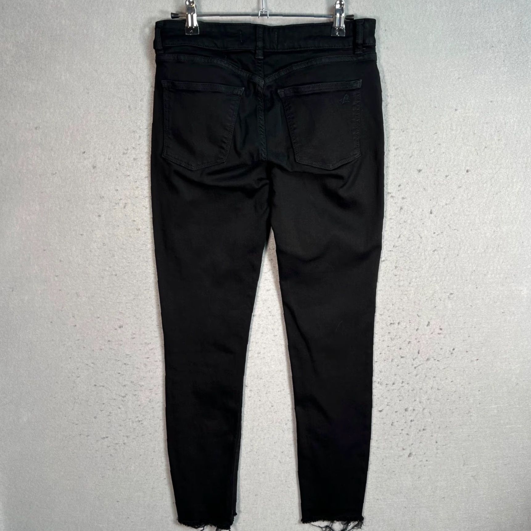 DL1961 DL1961 Margaux Instasculpt Ankle Skinny Jeans Black Raw Hem Size 26 Womens Jeans Size 26" / US 2 / IT 38 - 2 Thumbnail