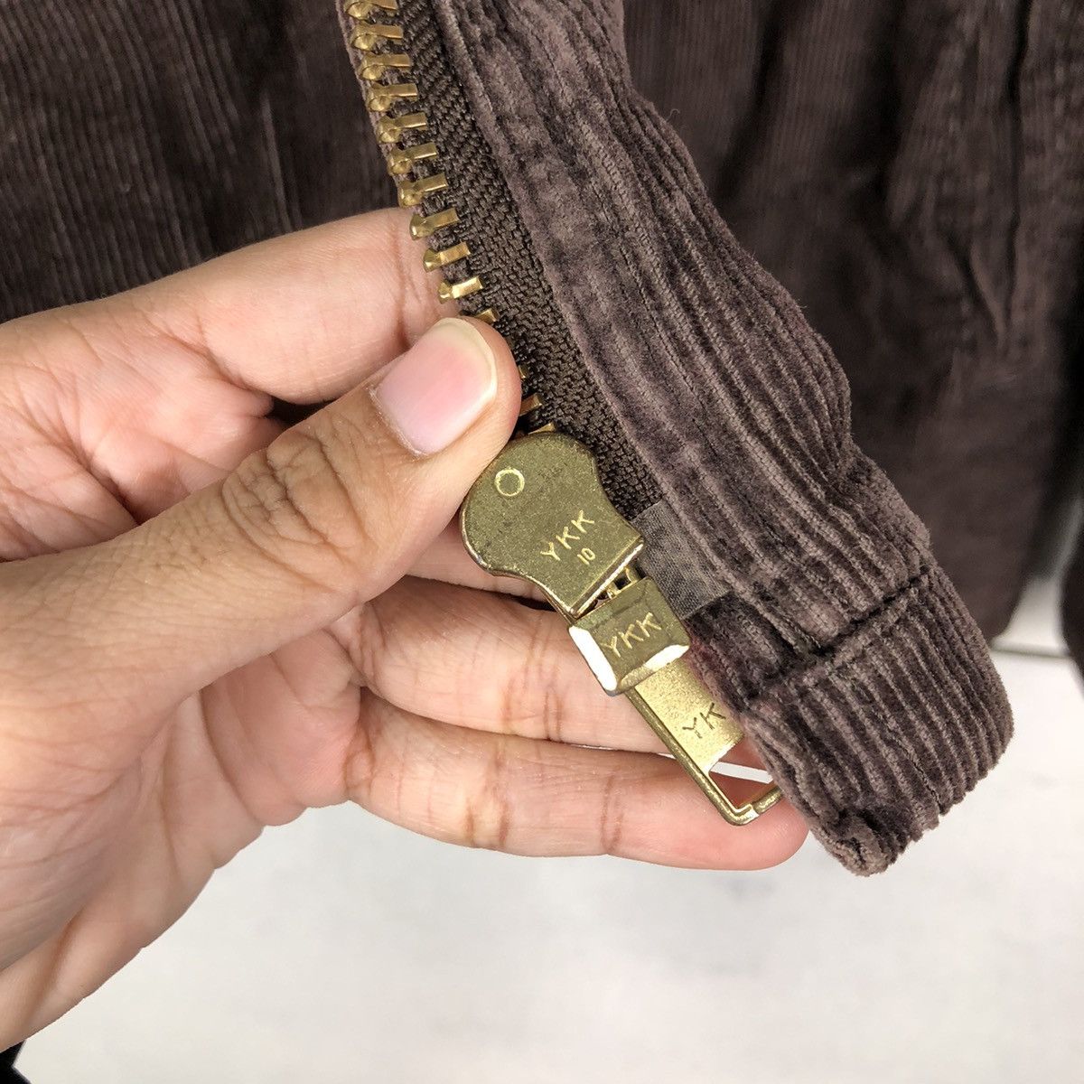 📌Vintage Corduroy Bomber Biker Jacket Gap Shearling
