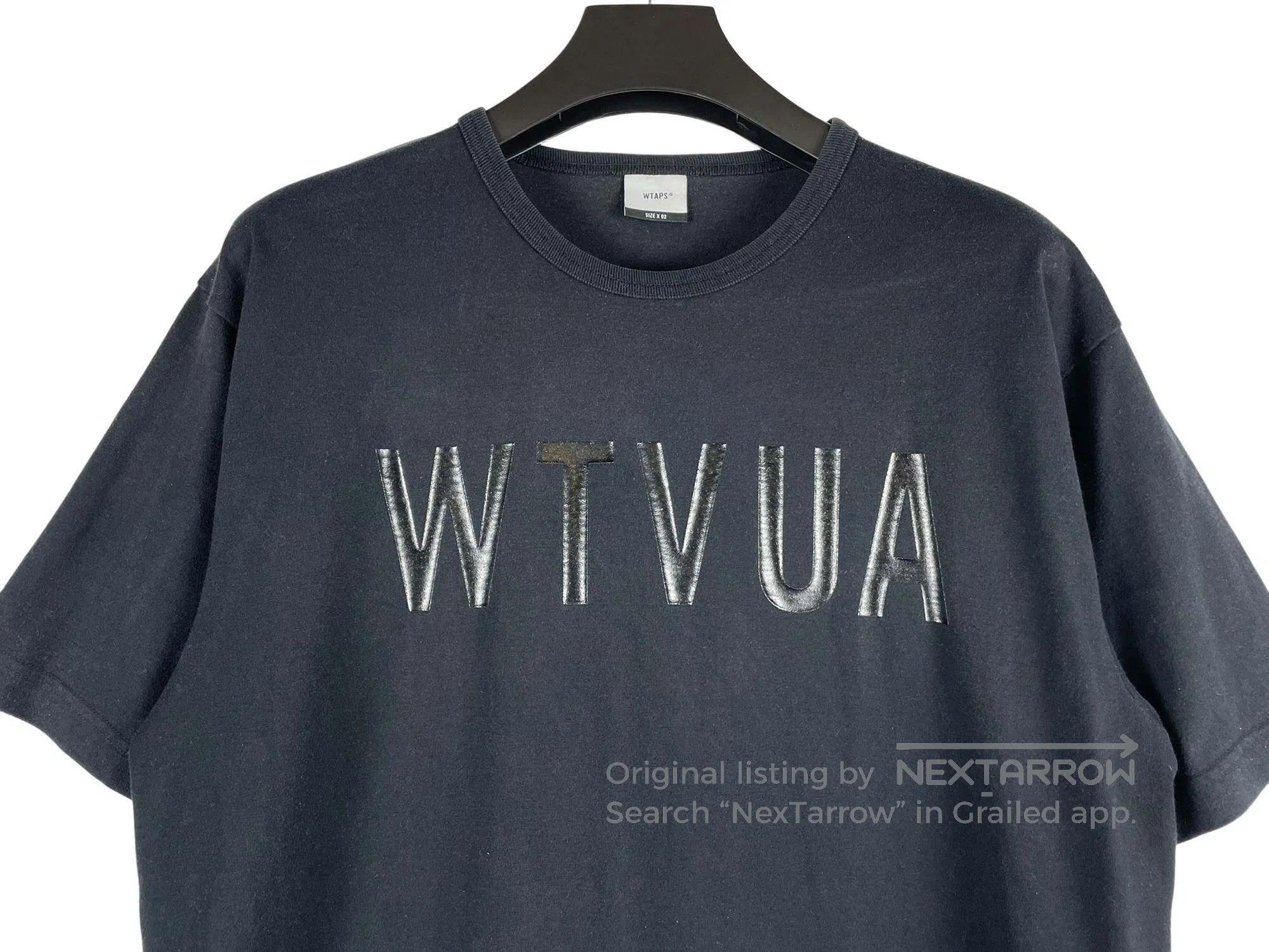 Wtaps WTAPS Black Letter Short Sleeve Size US L / EU 52-54 / 3 - 3 Thumbnail