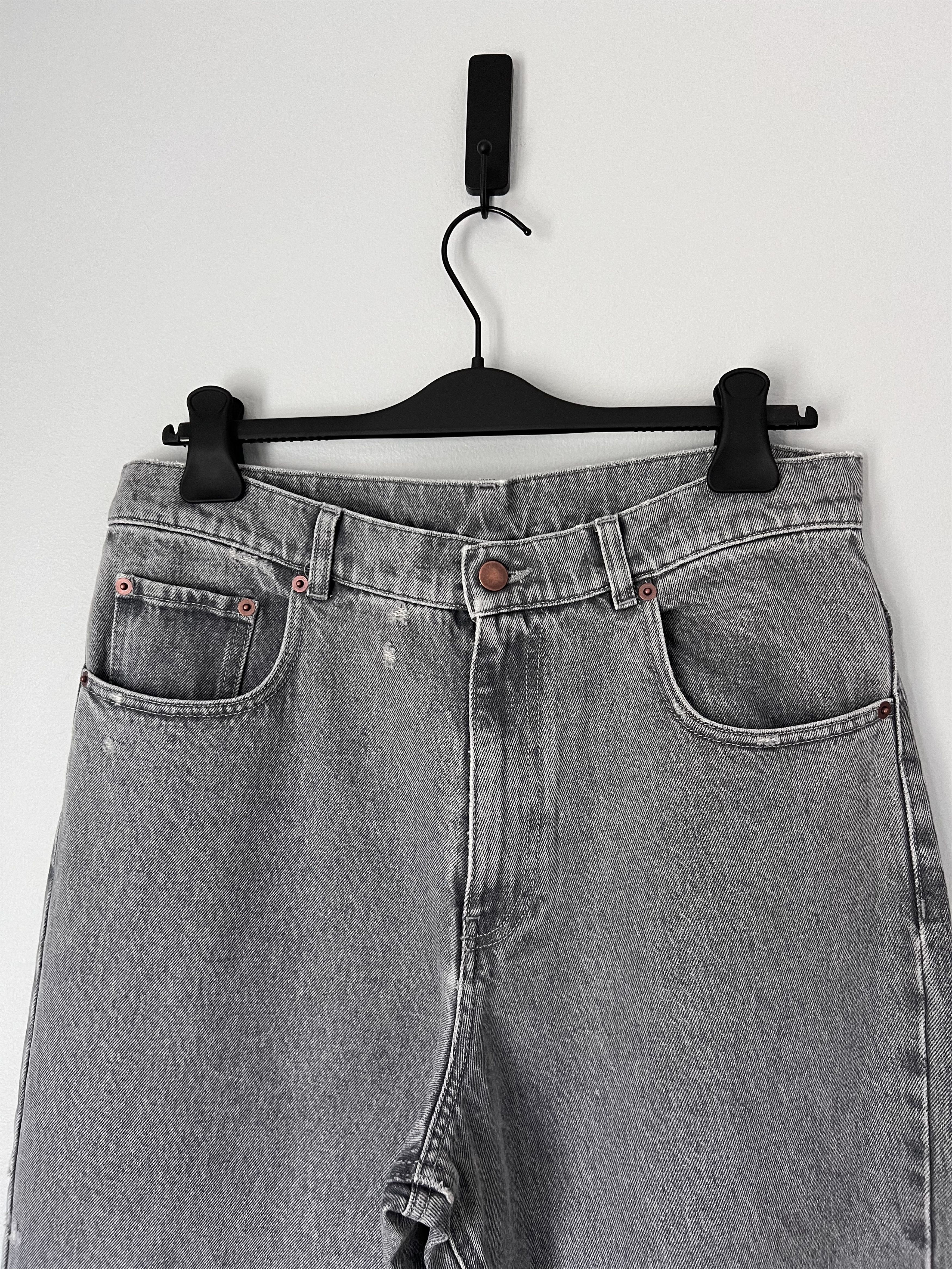Slam Jam × Umbro Umbro Slam Jam Penalty Culture Lasered Logo Jeans in Grey Size US 34 / EU 50 - 2 Thumbnail