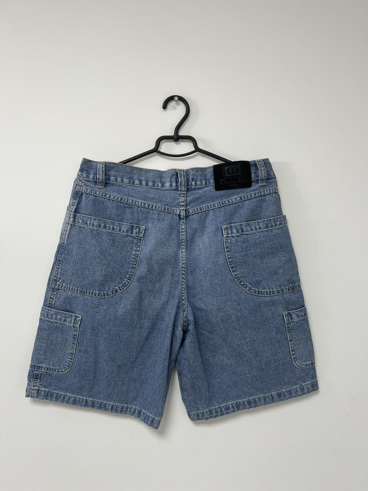 Dior × Vintage Vintage 90’s Christian Dior Paris Blue Washed Jeans Shorts S Size US 28 / EU 44 - 3 Thumbnail