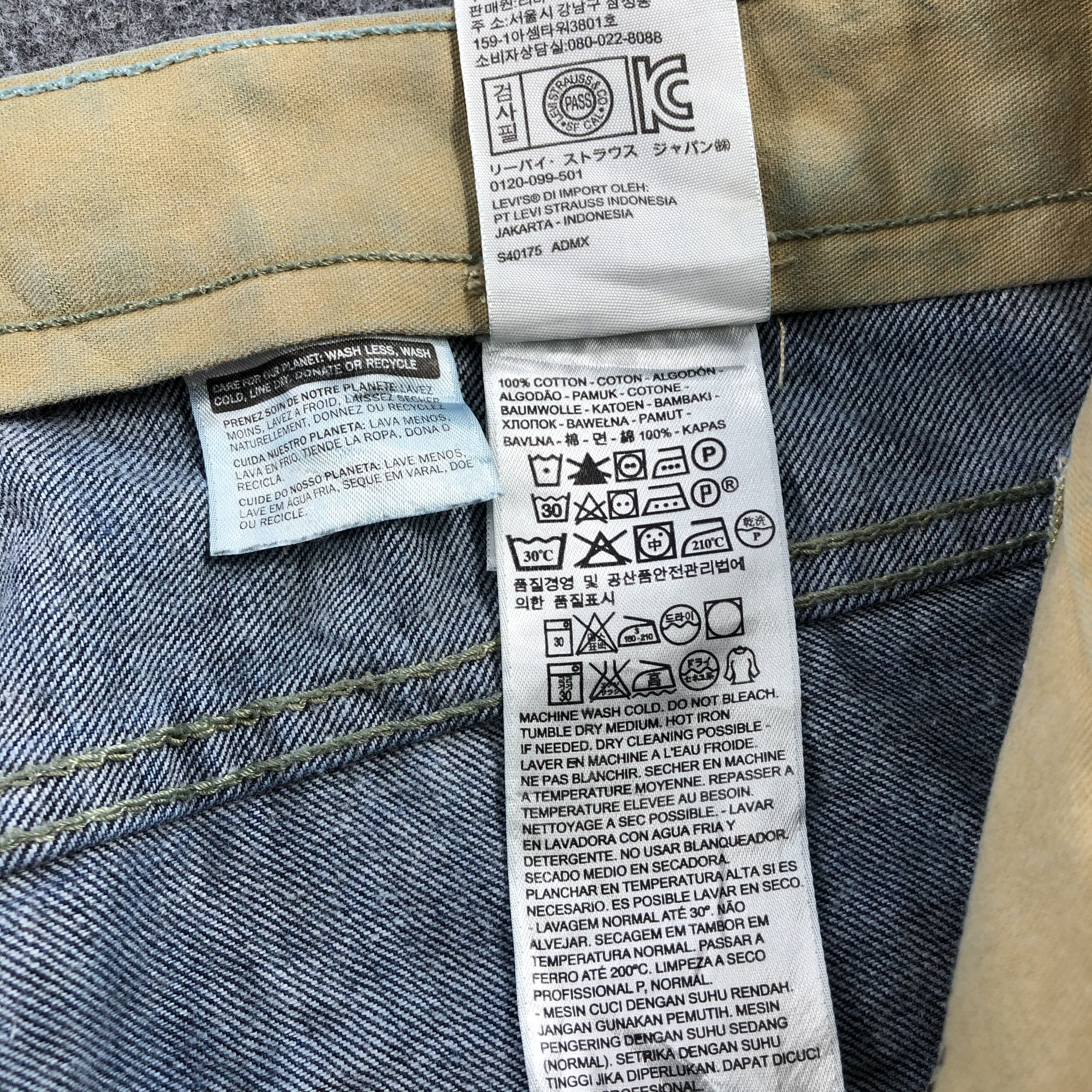 Levi's Vintage Levis 513 Jeans-JM1156 Size US 35 - 11 Thumbnail
