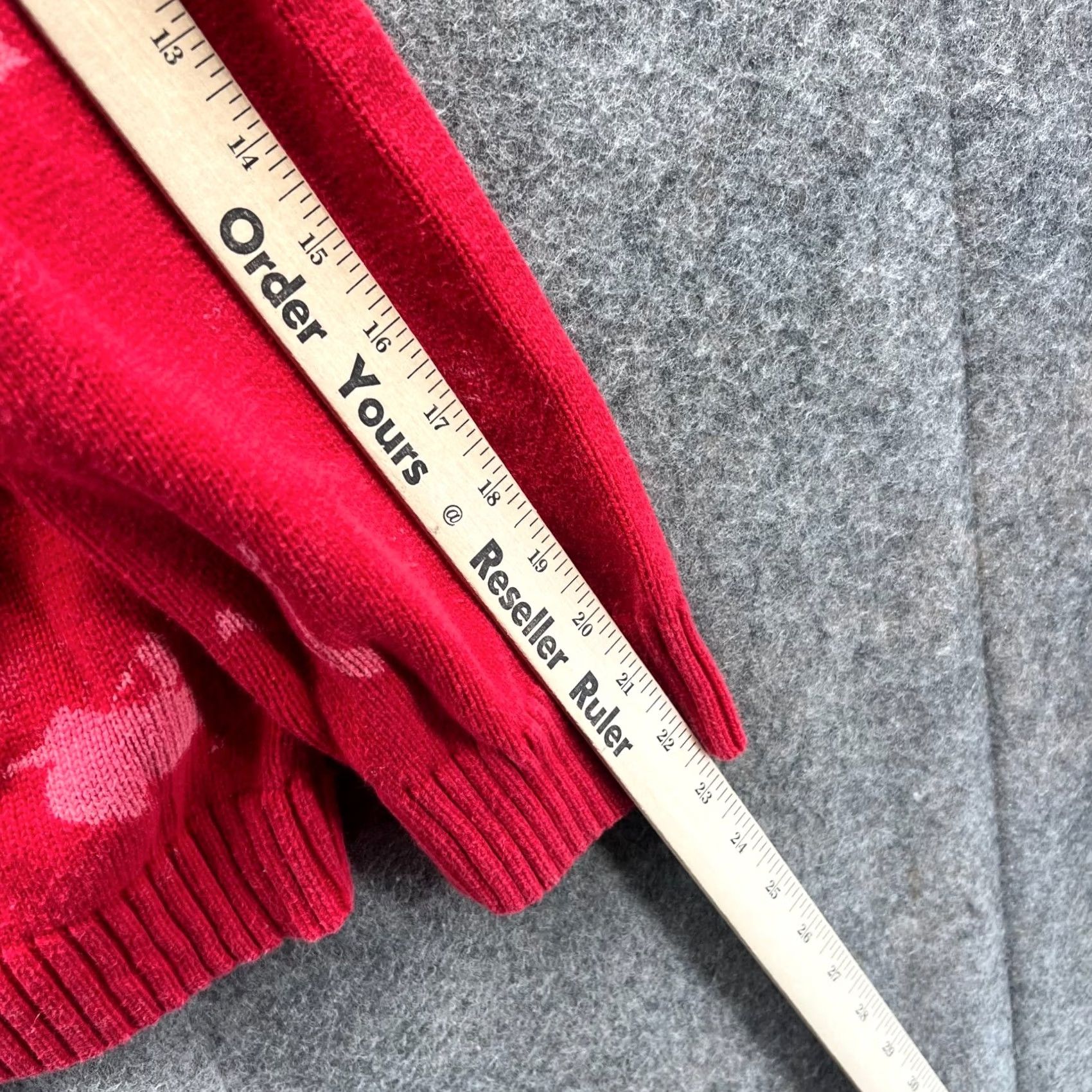 Ralph Lauren VTG Lauren Ralph Lauren Sweater Women 3X Red 1/4 Zip Pullover Crown Crest Logosill Size XXL / US 16-18 / IT 52-54 - 4 Thumbnail