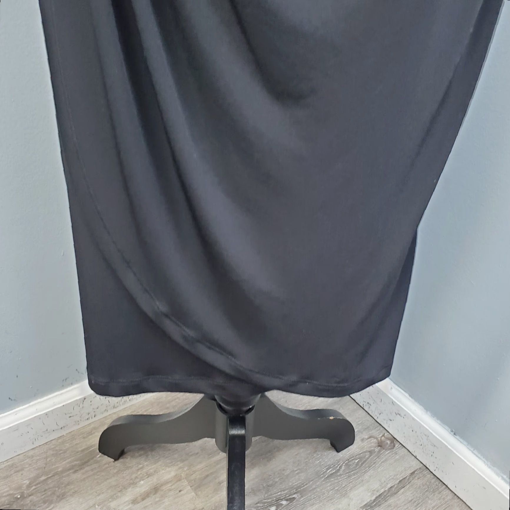Vintage Connected Apparel Bodycon Dress Womens Size 14 Black Tan Lace Pleated Round Neck Dress Size XL / US 12-14 / IT 48-50 - 5 Thumbnail