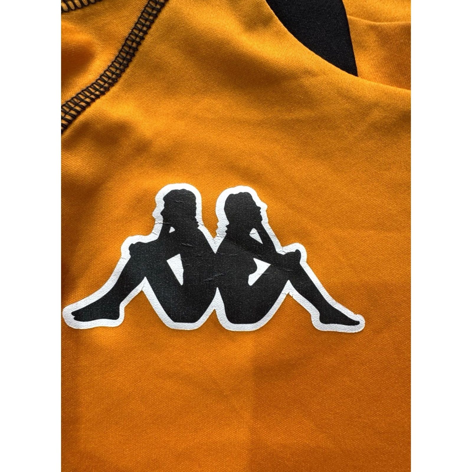 Nike KAPPA Long Sleeve GK GOALKEEPER FOOTBALL SHIRT SOCCER JERSEY Orange M Shirt Mens Size US M / EU 48-50 / 2 - 7 Thumbnail
