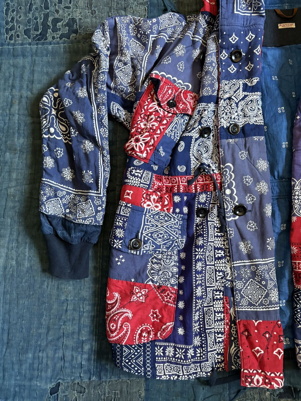 Kapital Kountry kapital bandana patchwork Ring coat Size US L / EU 52-54 / 3 - 6 Thumbnail