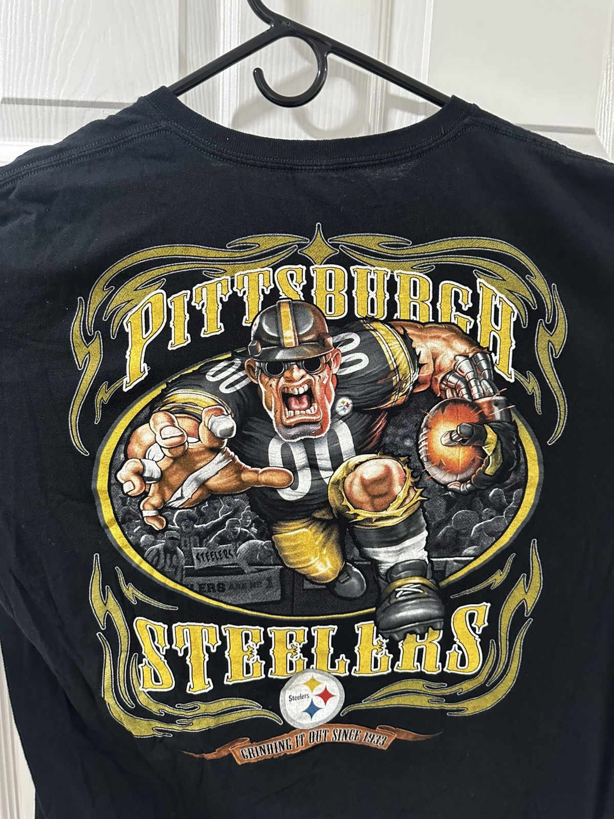 Other VTG Y2K Pittsburgh Steelers NFL Black Short Sleeve Size XL Size US XL / EU 56 / 4 - 2 Thumbnail