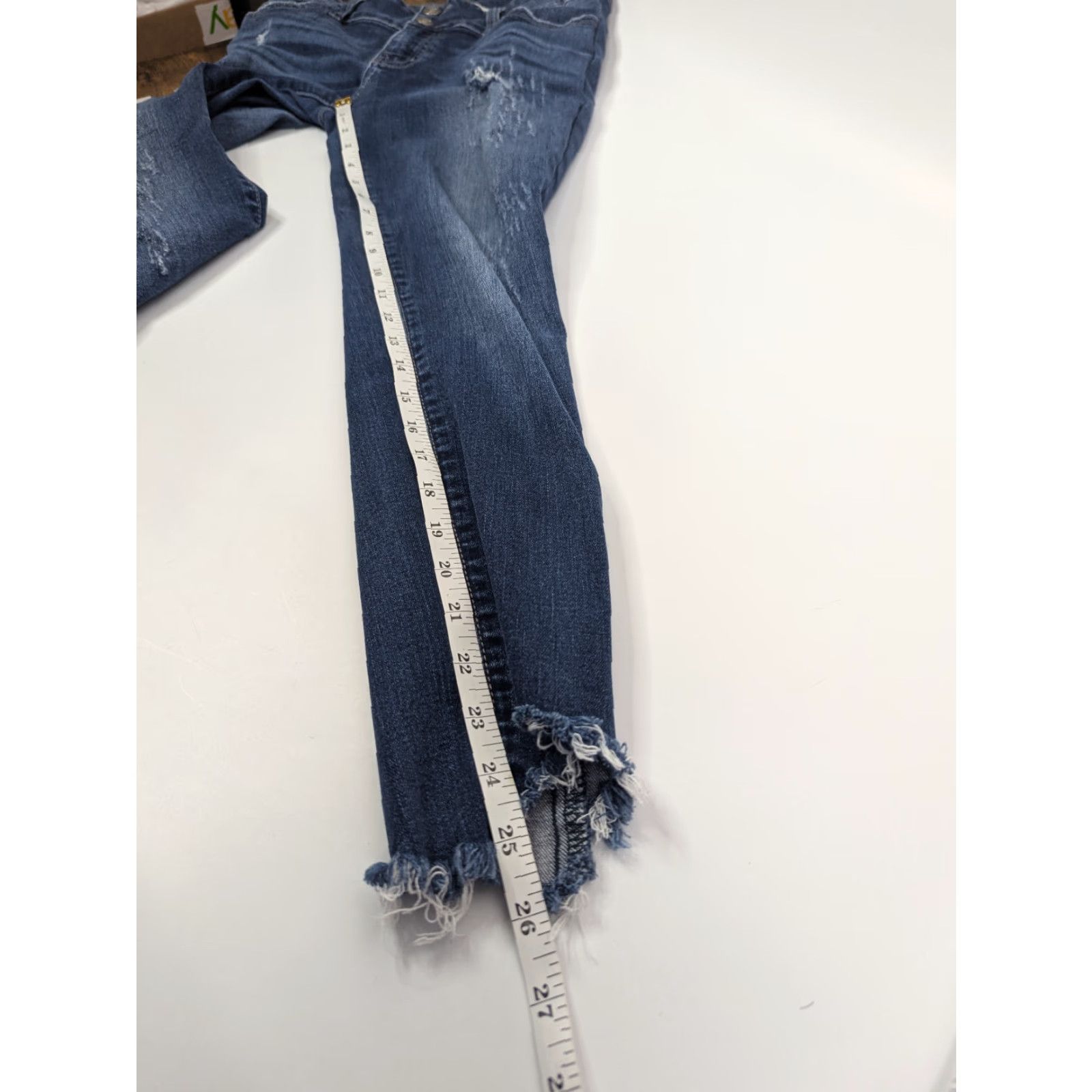 Vintage VINTAGE KanCan Estilo Straight Leg Denim Jeans Distressed Raw Hem Women's Size 27 Size 27" / US 4 / IT 40 - 7 Thumbnail