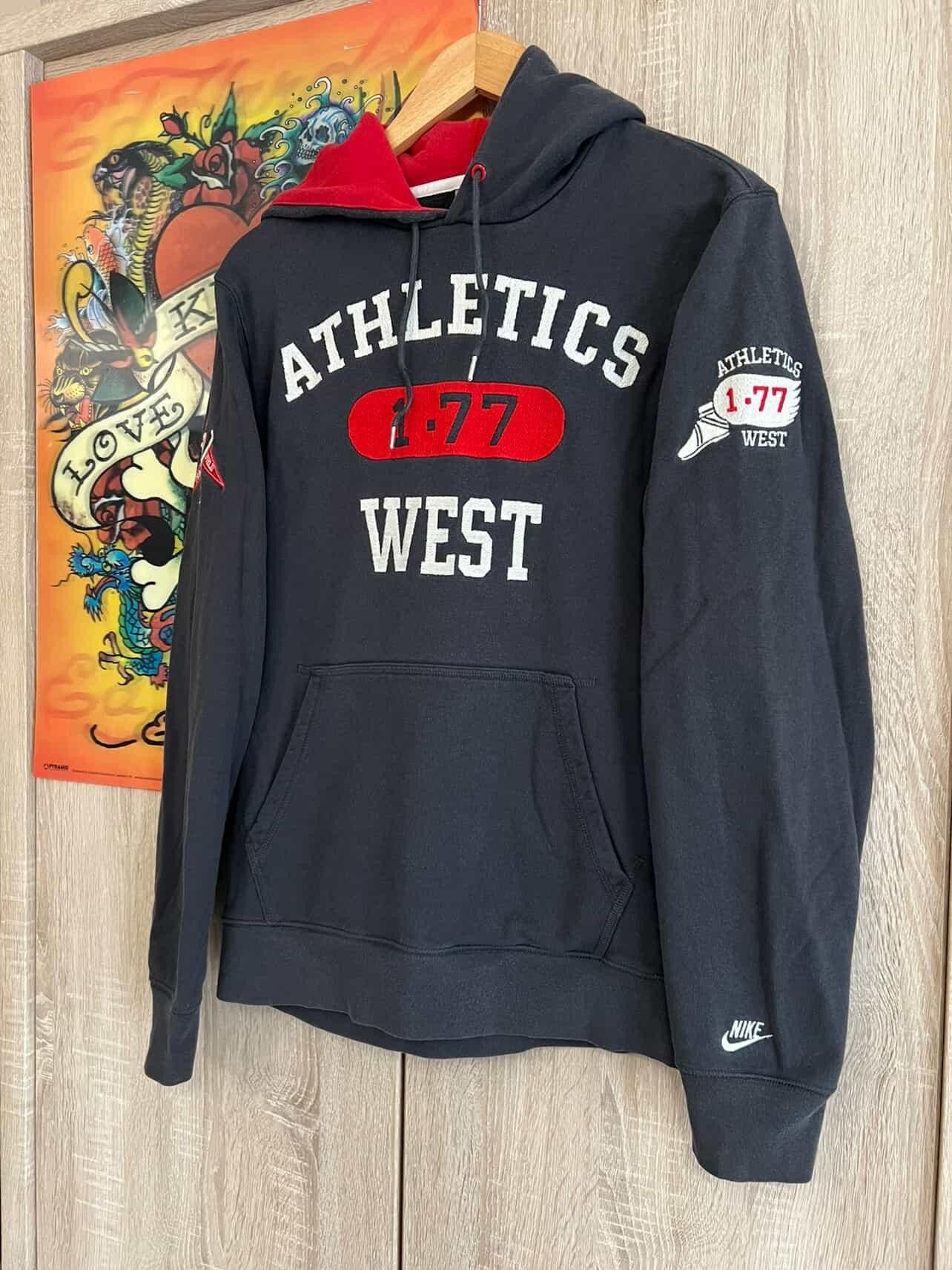 Nike Nike Vintage Athletic West Hoodie 🔥💥 Size US S / EU 44-46 / 1 - 2 Thumbnail