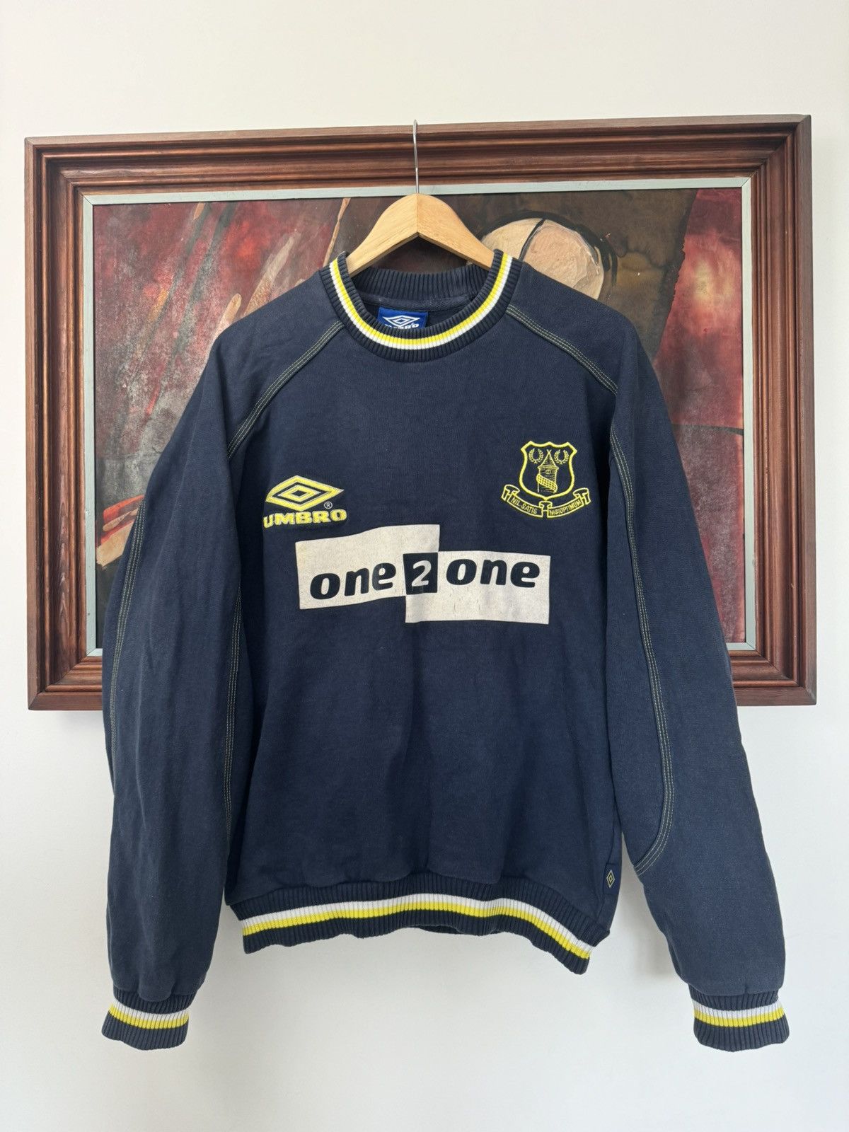 Vintage Umbro Everton 90s Sweatshirt Crewneck Soccer Jersey