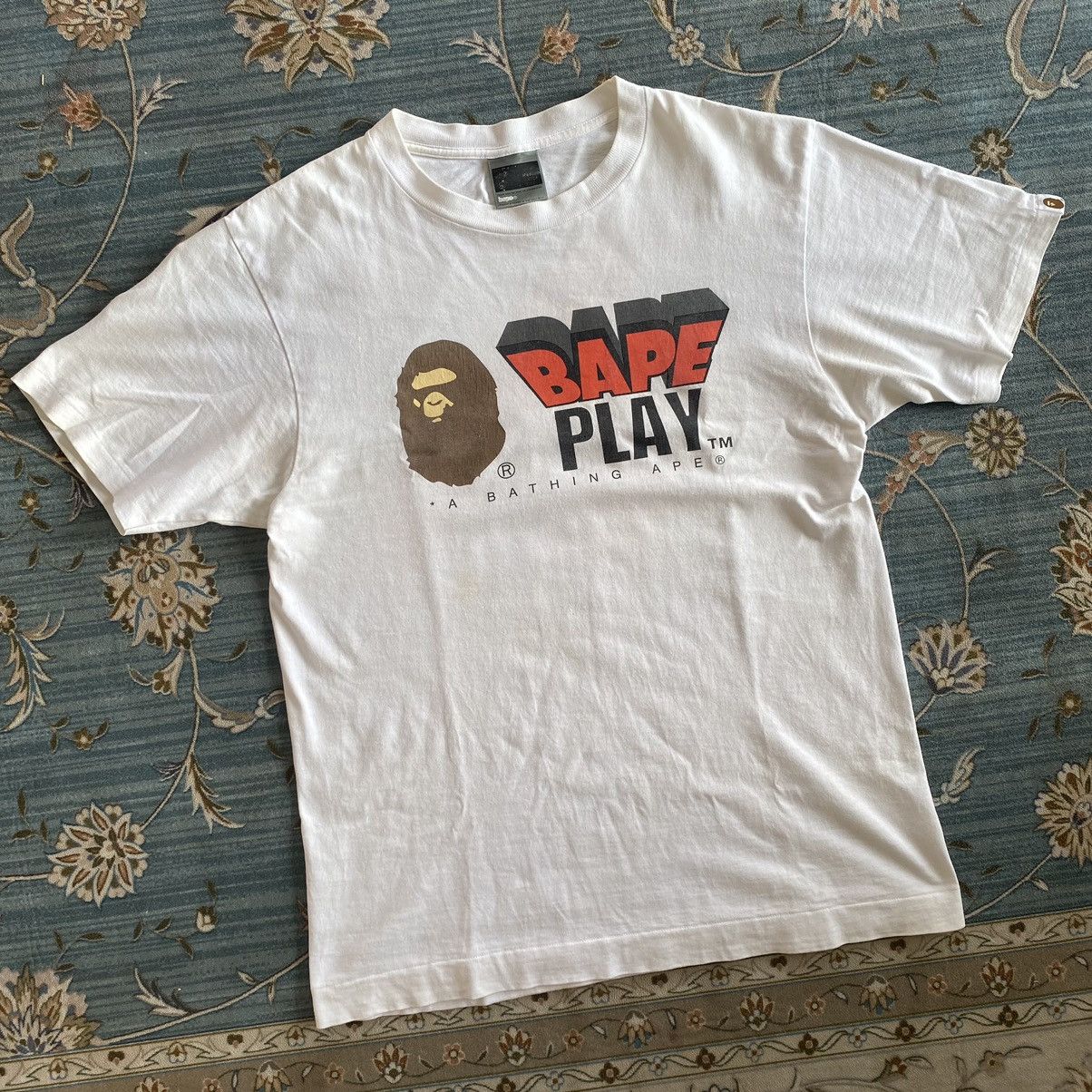 Bape × Vintage Bape Play Tee Double Printed Size US M / EU 48-50 / 2 - 1 Thumbnail