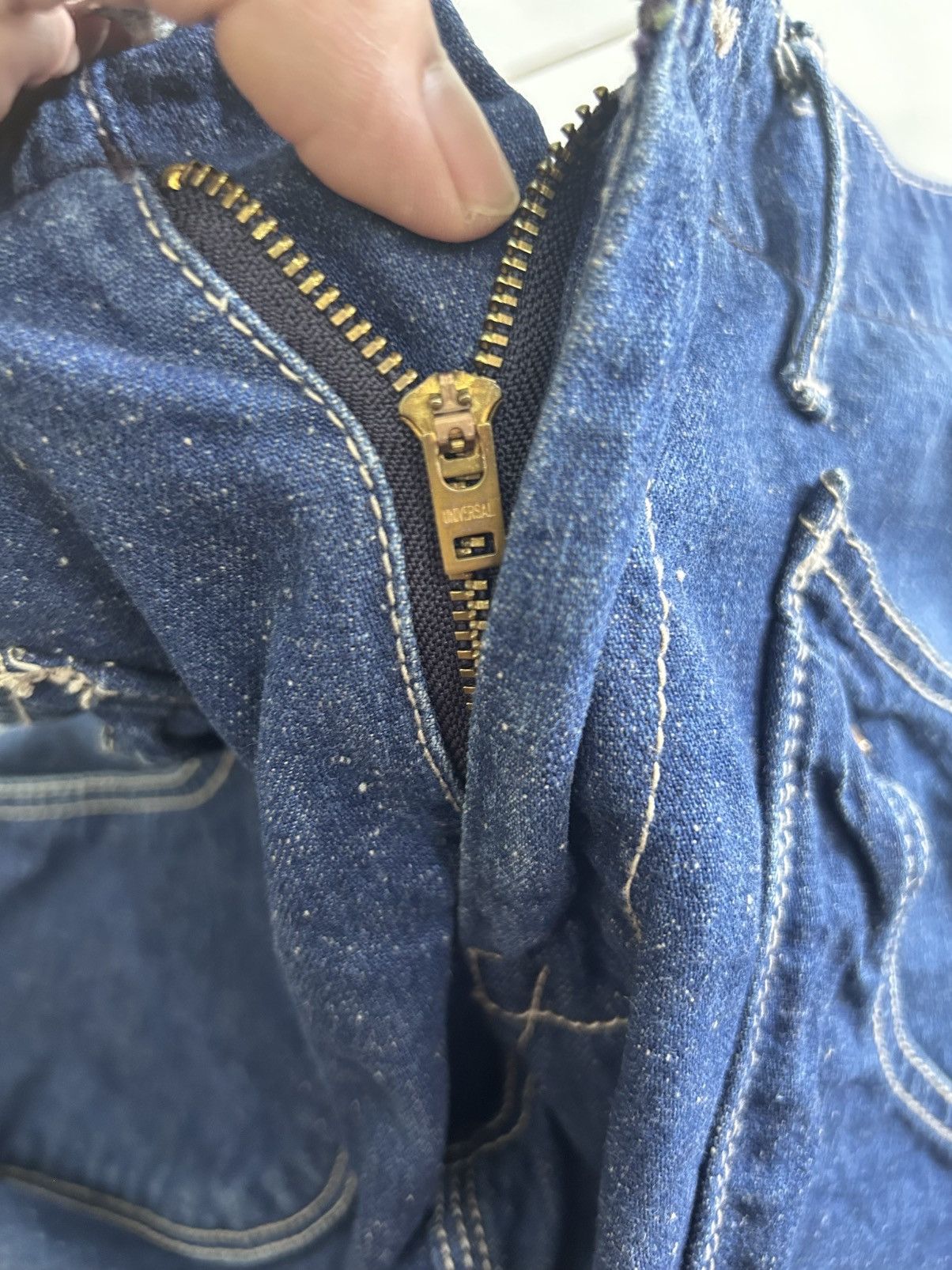 Japanese Brand × Vintage 💥 Vintage Japanese Denim Blue Way Nippon Classic Jeans Size US 32 / EU 48 - 14 Thumbnail