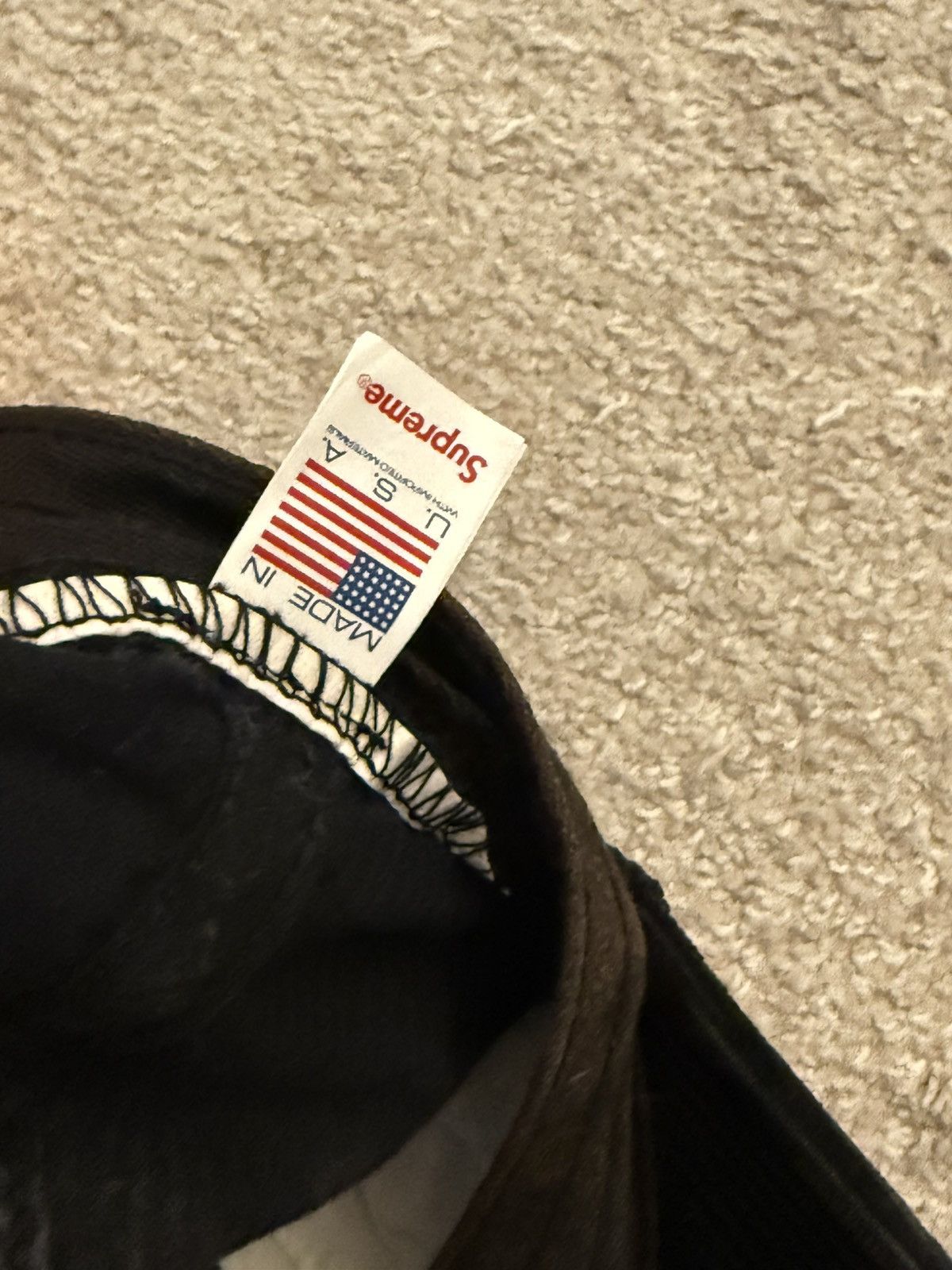 Supreme Supreme Corduroy S Logo 6-Panel (Black) Size ONE SIZE - 4 Thumbnail