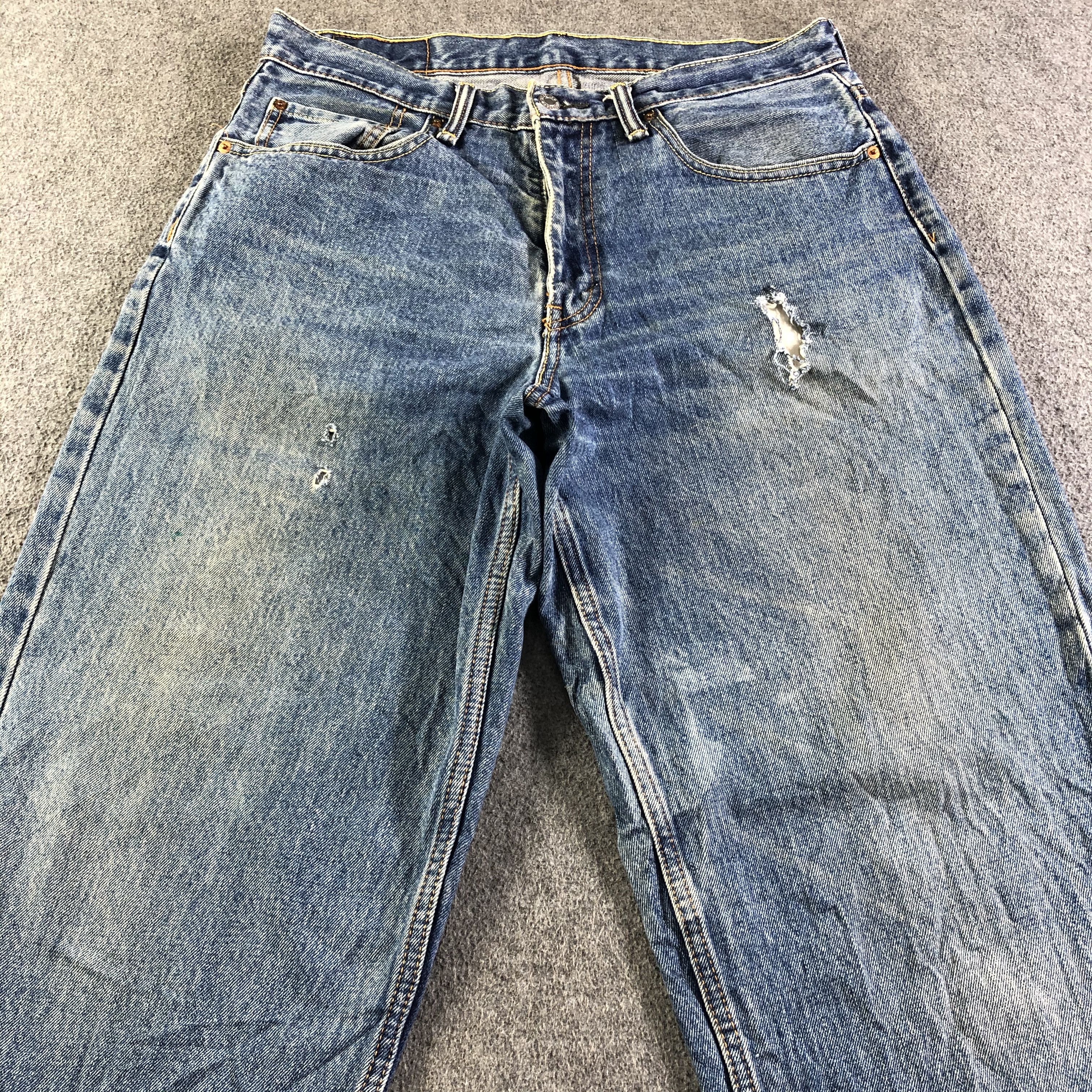 Levi's Vintage Blue Wash Levis 560 Jeans-J4394 Size US 33 - 3 Thumbnail