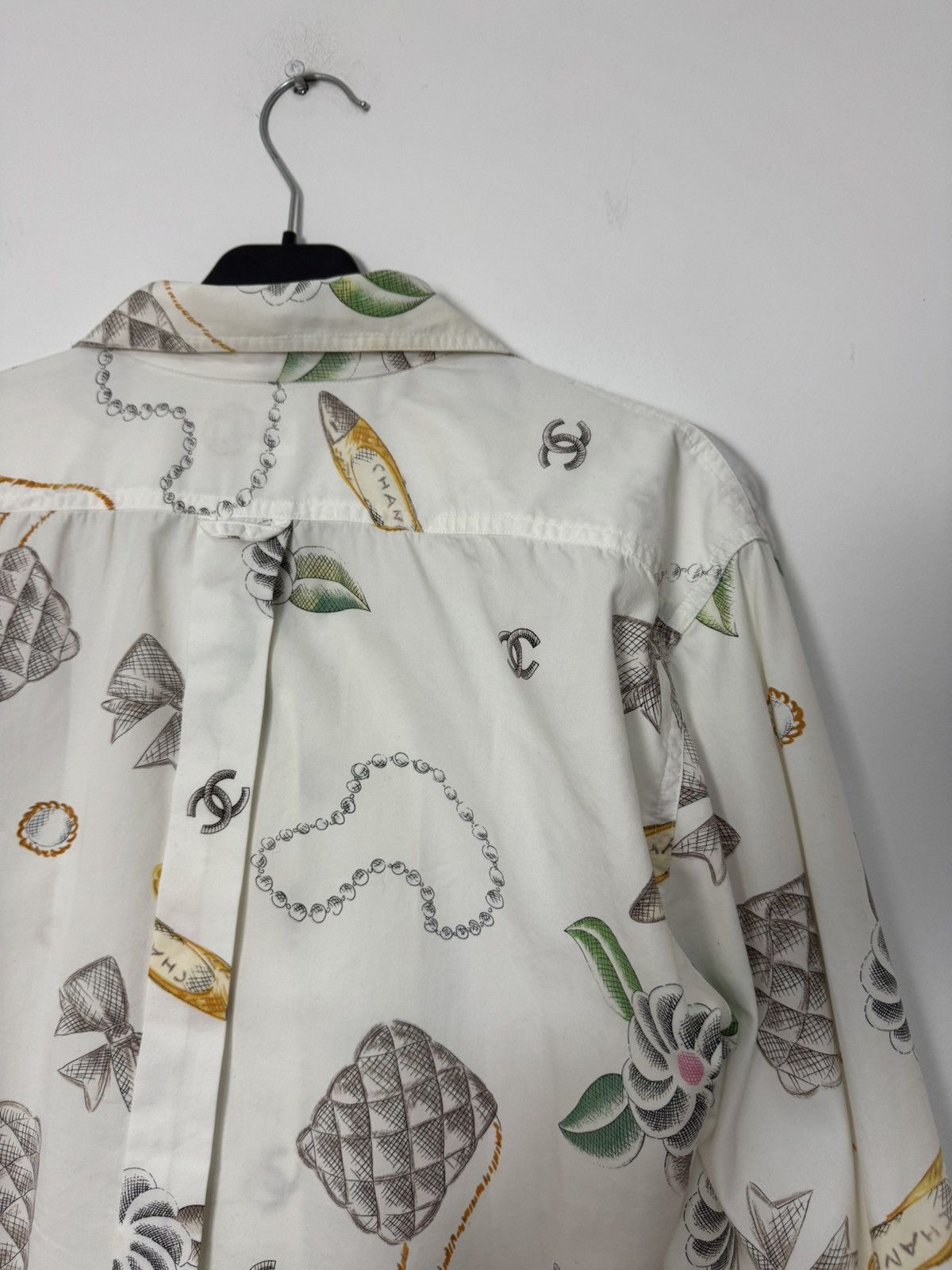 Chanel Chanel SS96 Runway by Karl Lagerfeld Button-Up Blouse Shirt Size M / US 6-8 / IT 42-44 - 9 Thumbnail